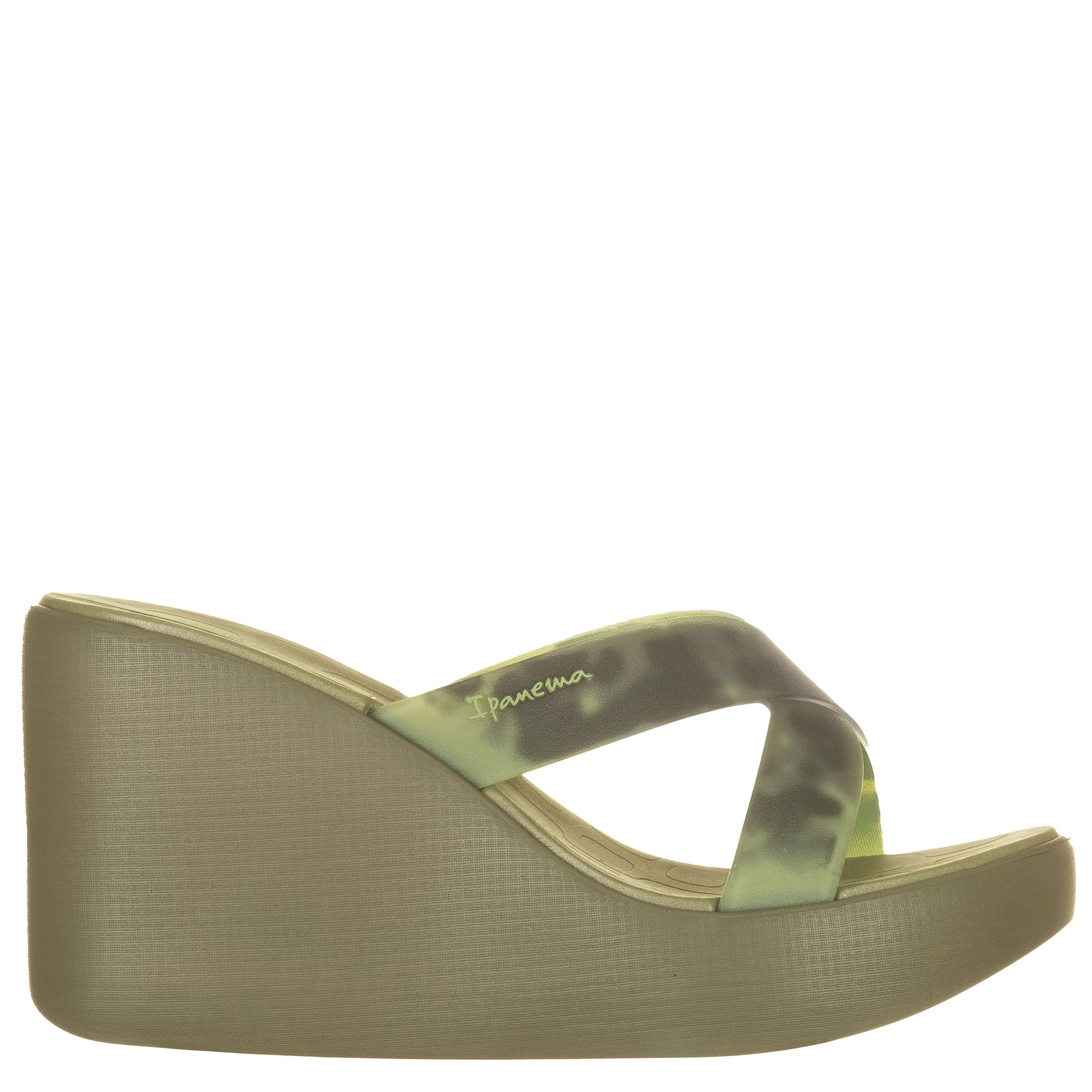 Ciabatte con zeppa IPANEMA High Fashion Slide Militare - immagine 2