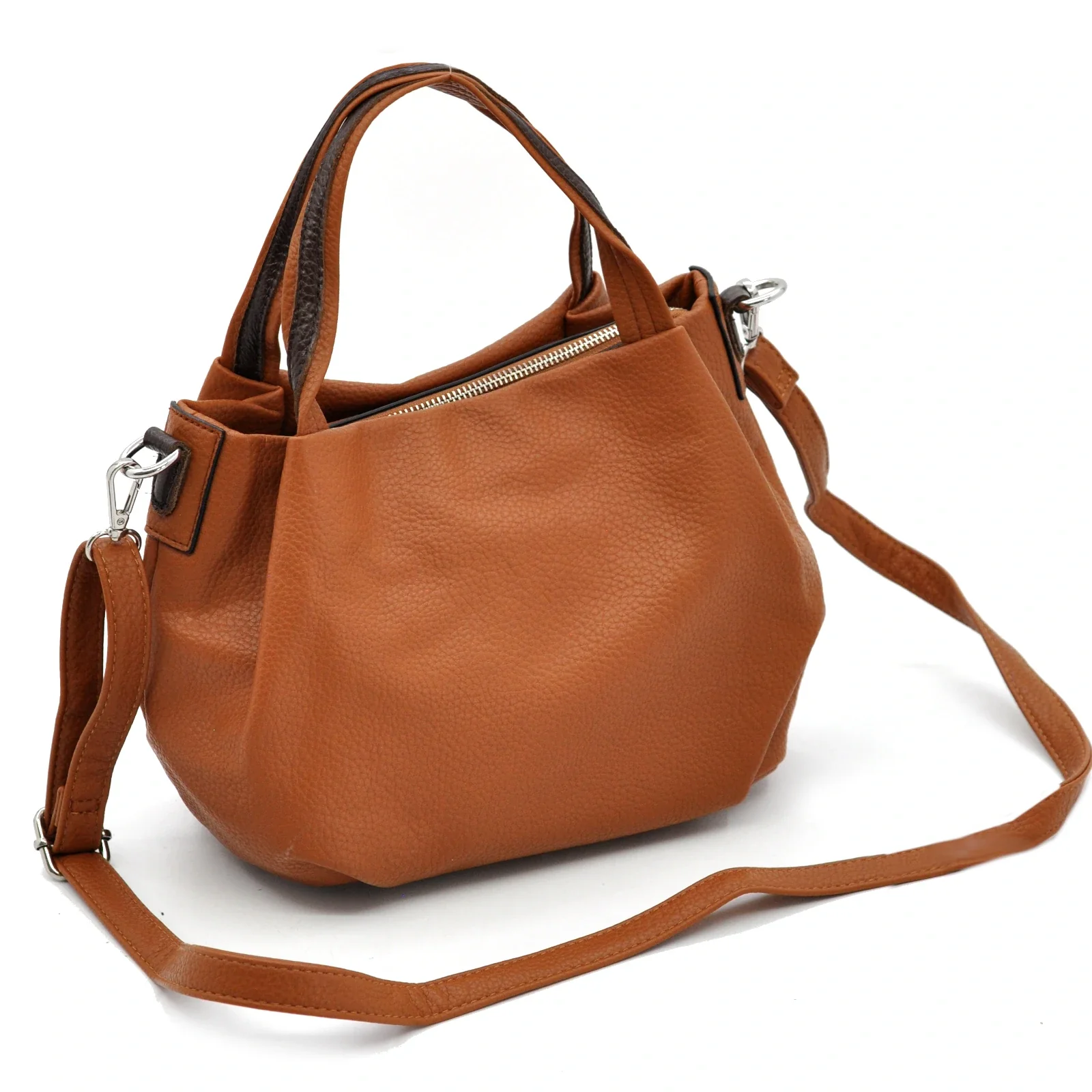 DUDLIN - Borsa firmata borsetta a bauletto tracolla mano simil pelle tote piccola capiente elegante casual - immagine 6