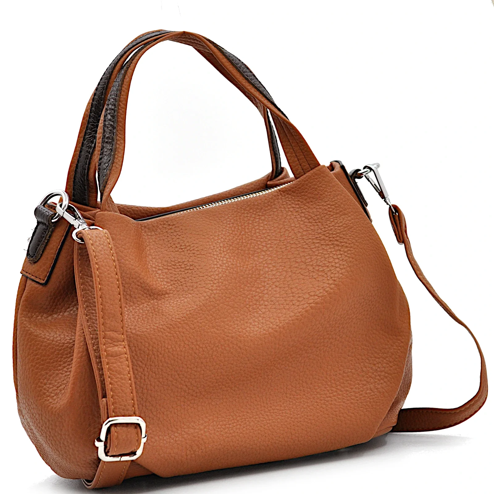 DUDLIN - Borsa firmata borsetta a bauletto tracolla mano simil pelle tote piccola capiente elegante casual - immagine 8