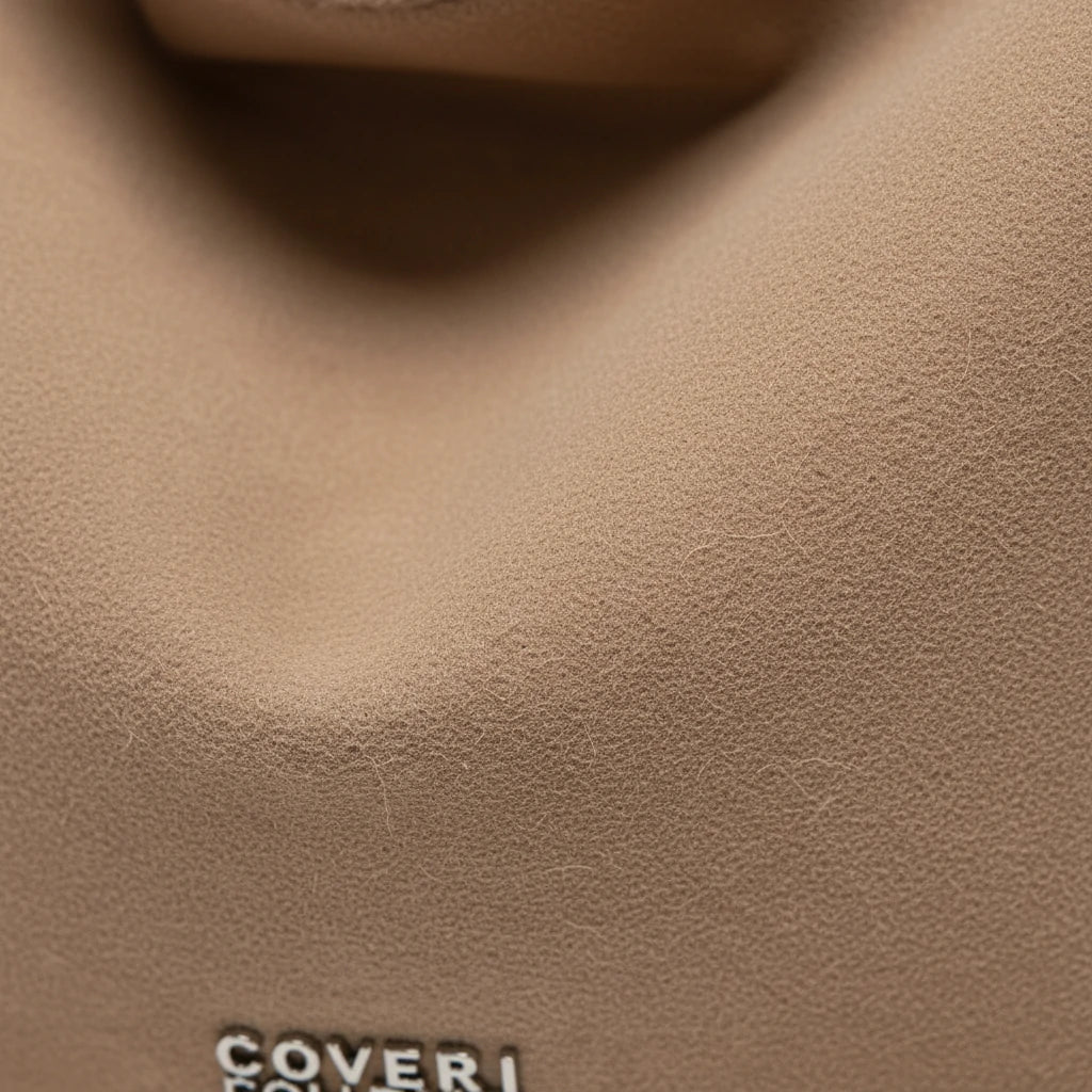 Coveri Collection - Borsa firmata a sacco spalla mono manico camoscio scamosciata - immagine 3