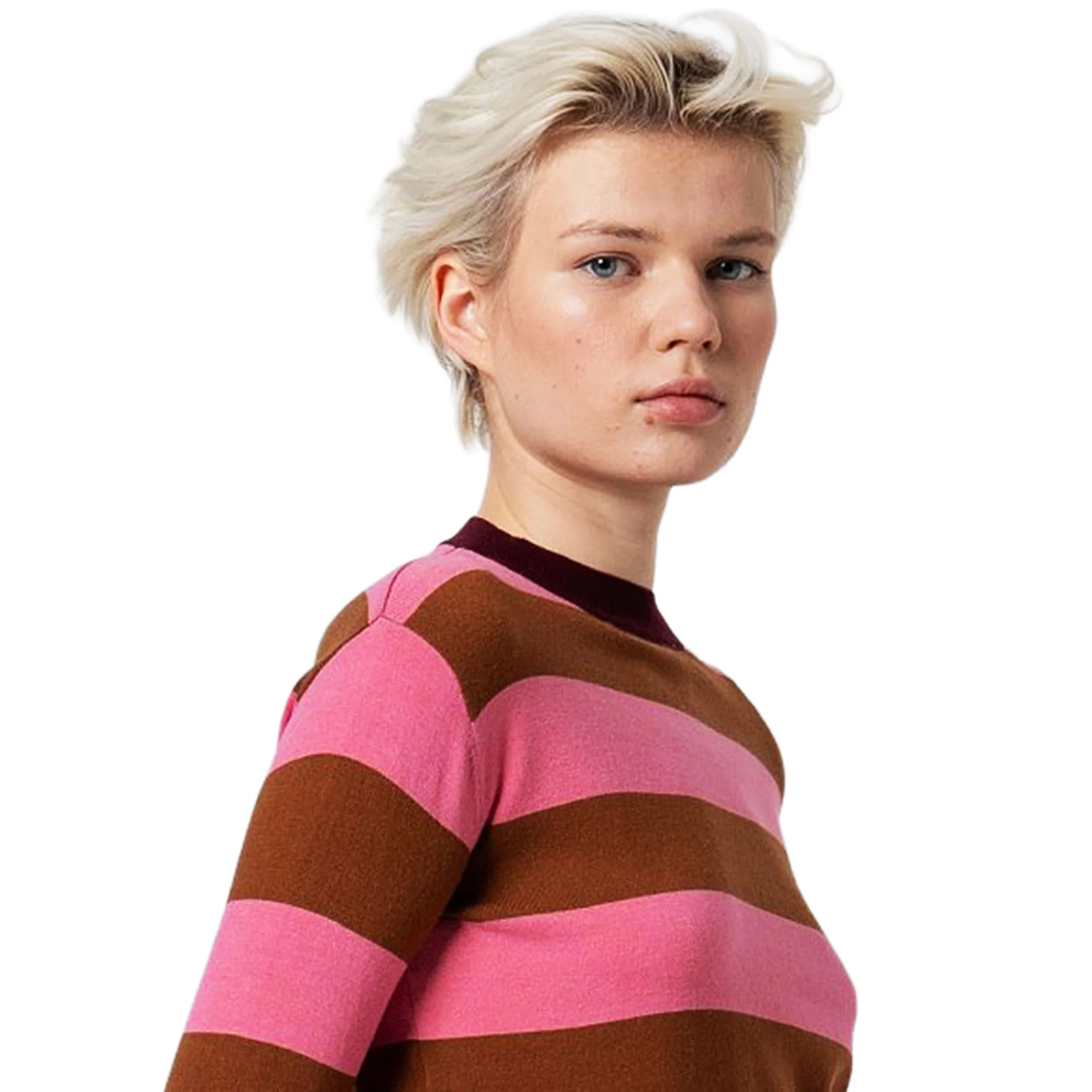 SURKANA - Maglia girocollo a righe - immagine 4