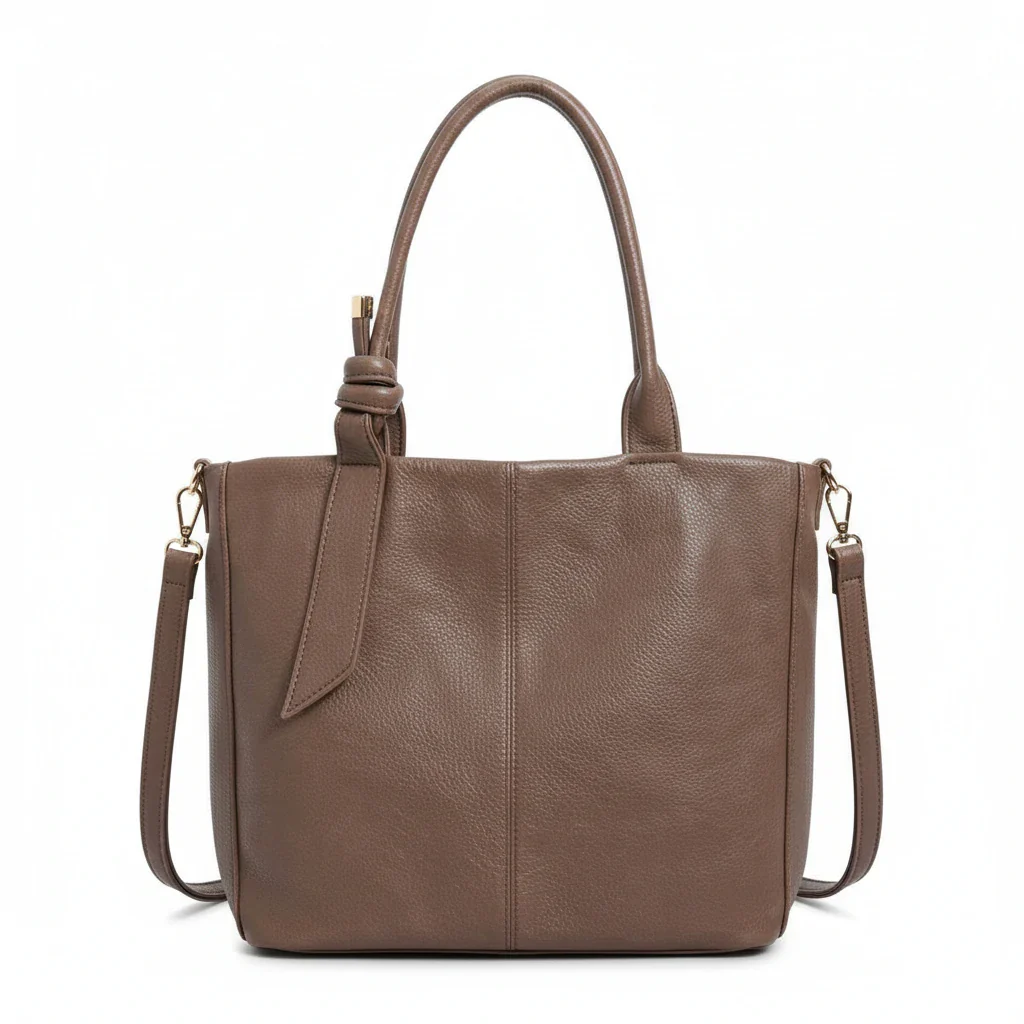 La SignoraBorsa - Borsa firmata Gyoiamea shopping a spalla manici nodo simil pelle - immagine 2