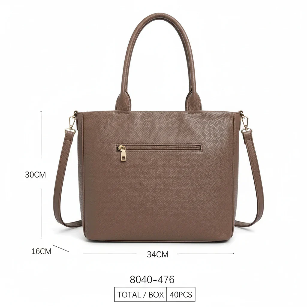 La SignoraBorsa - Borsa firmata Gyoiamea shopping a spalla manici nodo simil pelle - immagine 5