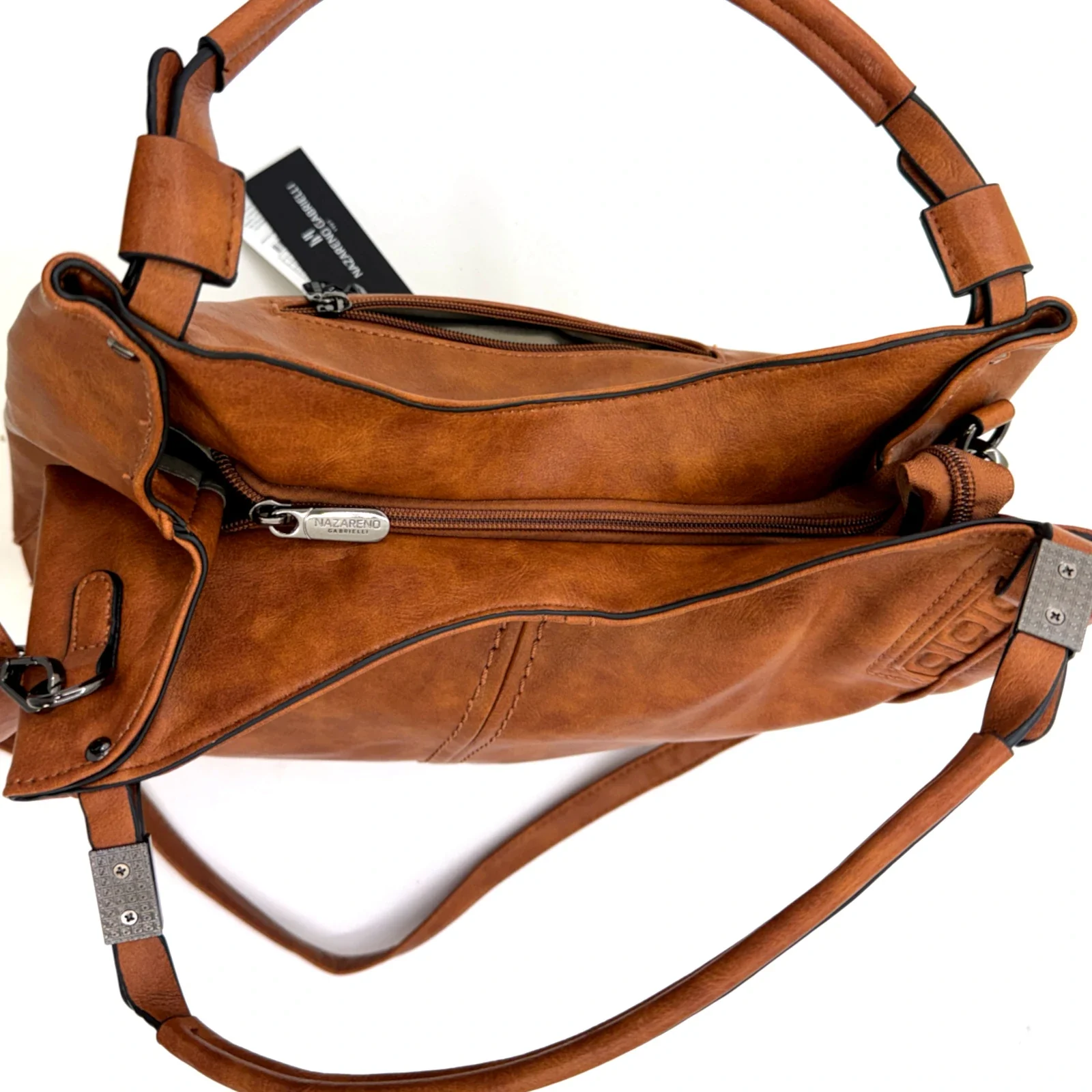 Gyoiamea - Borsa morbida a sacco hobo capiente unica tinta nuovo firmata Gyoiamea - immagine 6