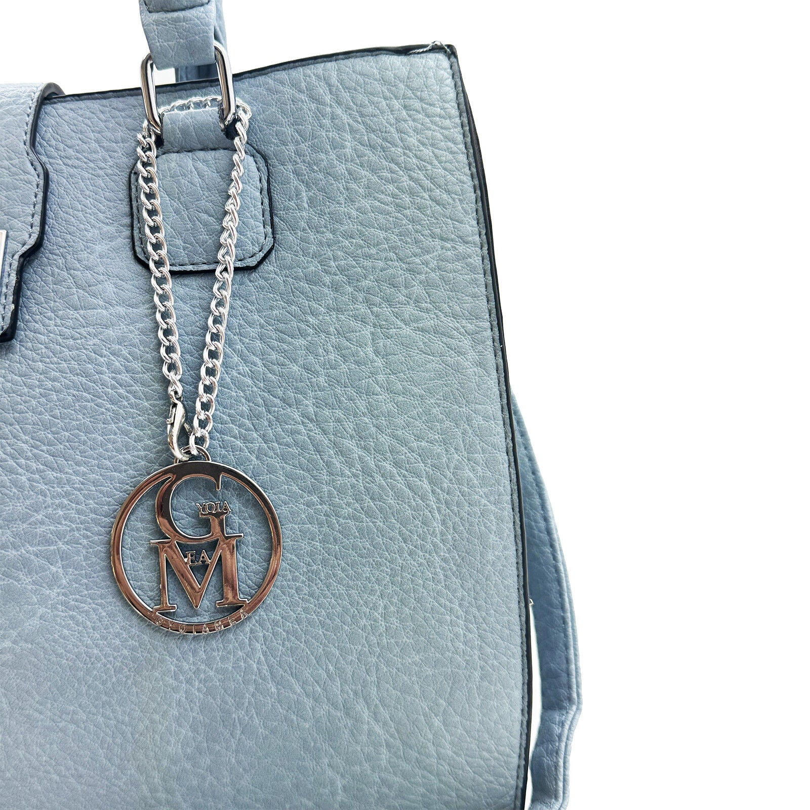 Borsa GM Maria firmata nuova spalla bauletto morbida tracolla elegante ciondolo - immagine 6