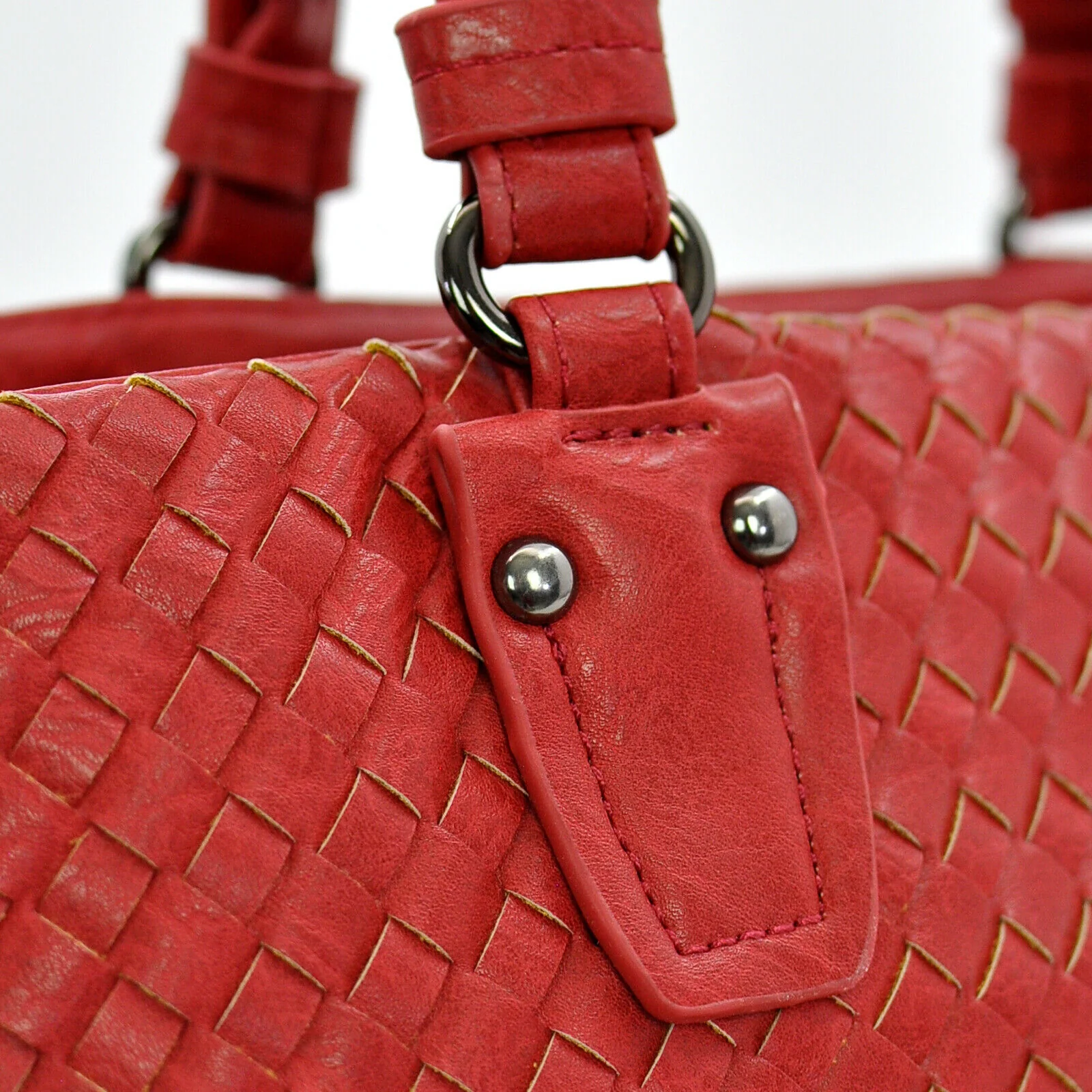 Borsa donna originale pelle veneta intrecciata regalo made in artigiani shopping new - immagine 5
