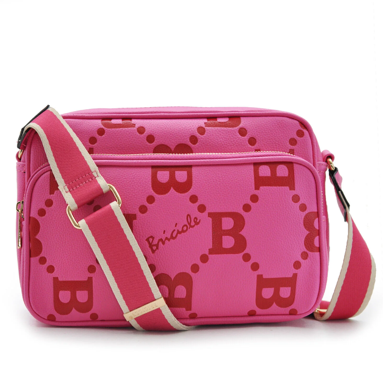 Borsa nuova originale Briciole tasche capiente donna tracolla fantasia logo moda - immagine 7