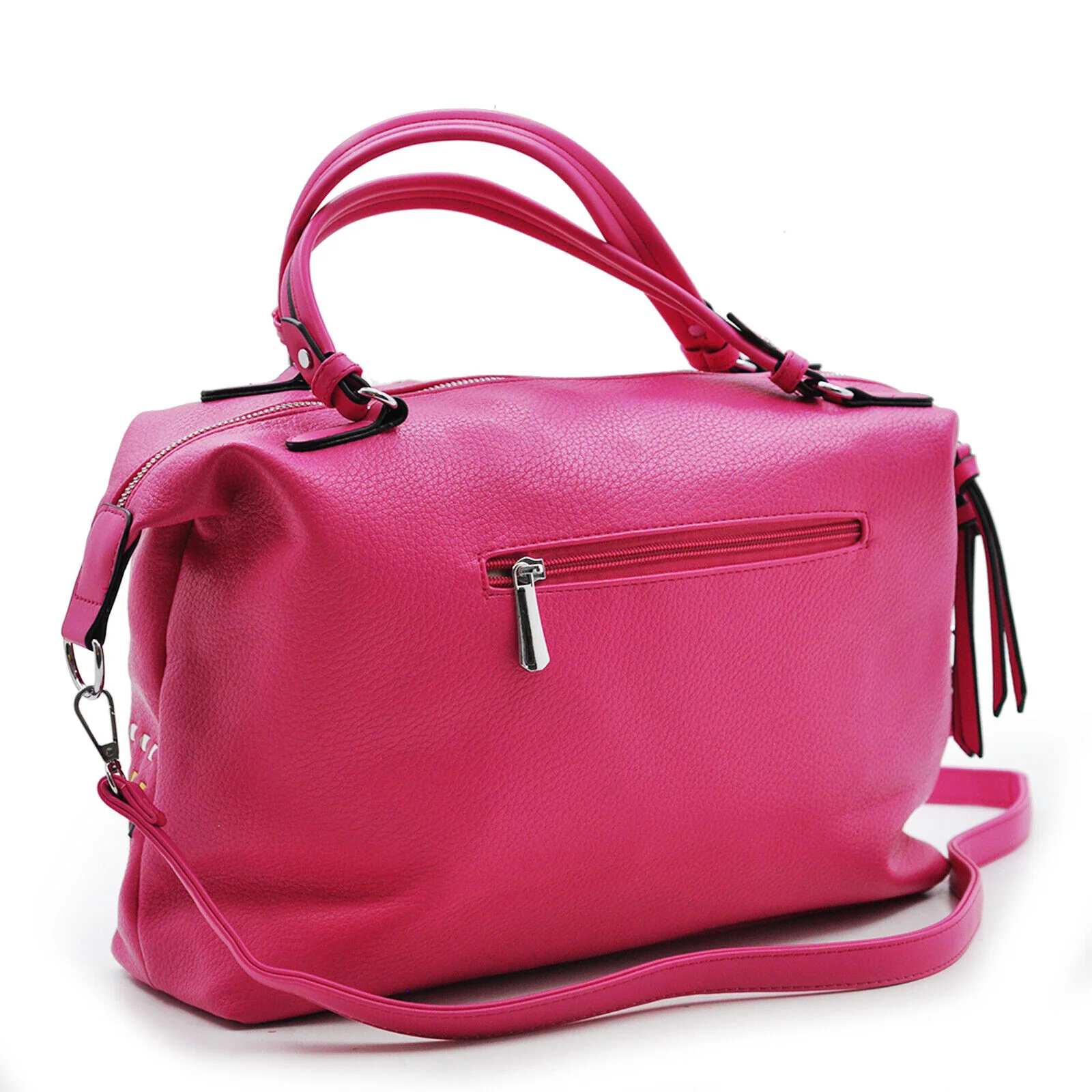 Borsa firmata CHARRO donna bauletto ricamata multicolore pelle pizzo morbida - immagine 4