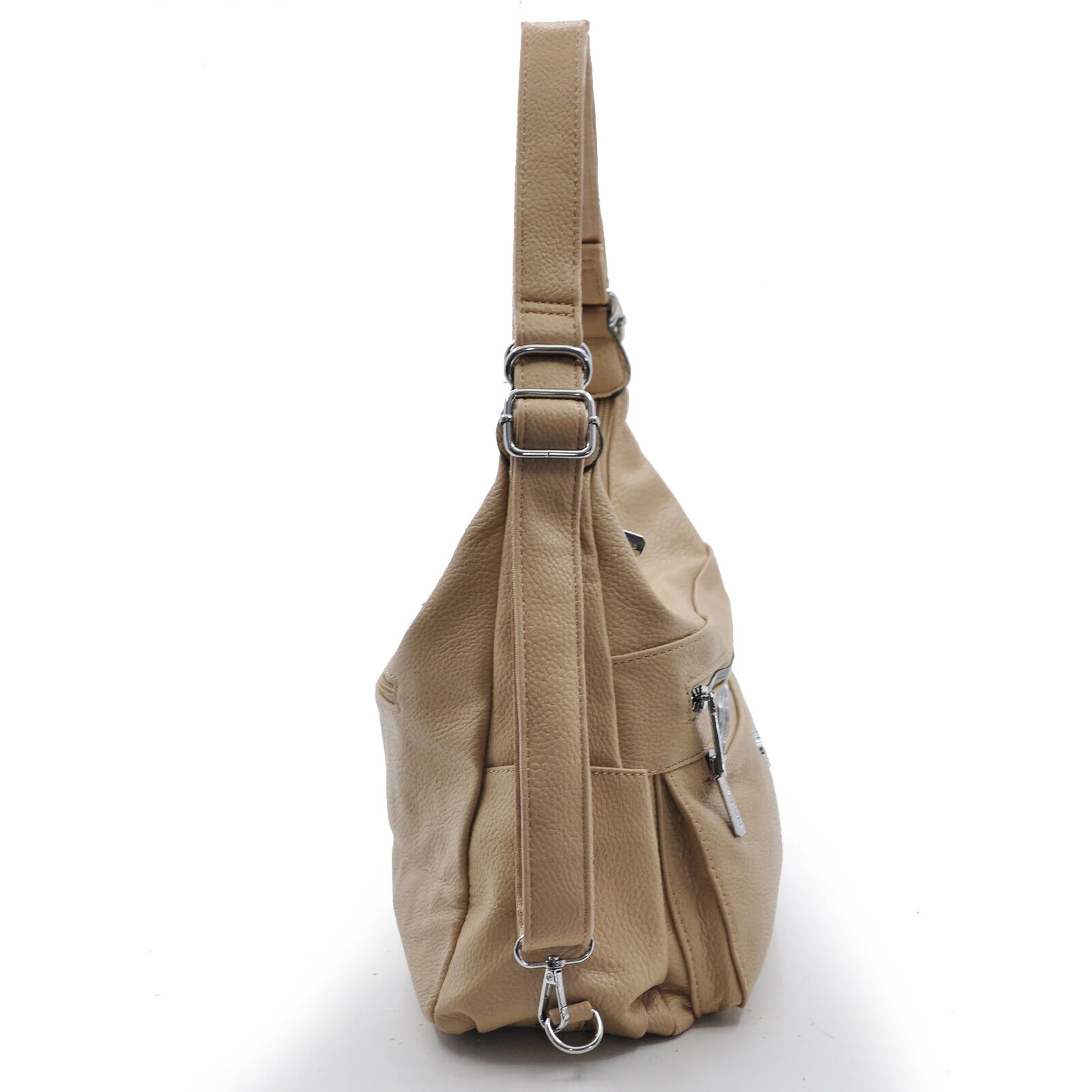 3in1 Borsa trasformabile in zaino Coveri spalla hobo sacco donna tracolla moda - immagine 6