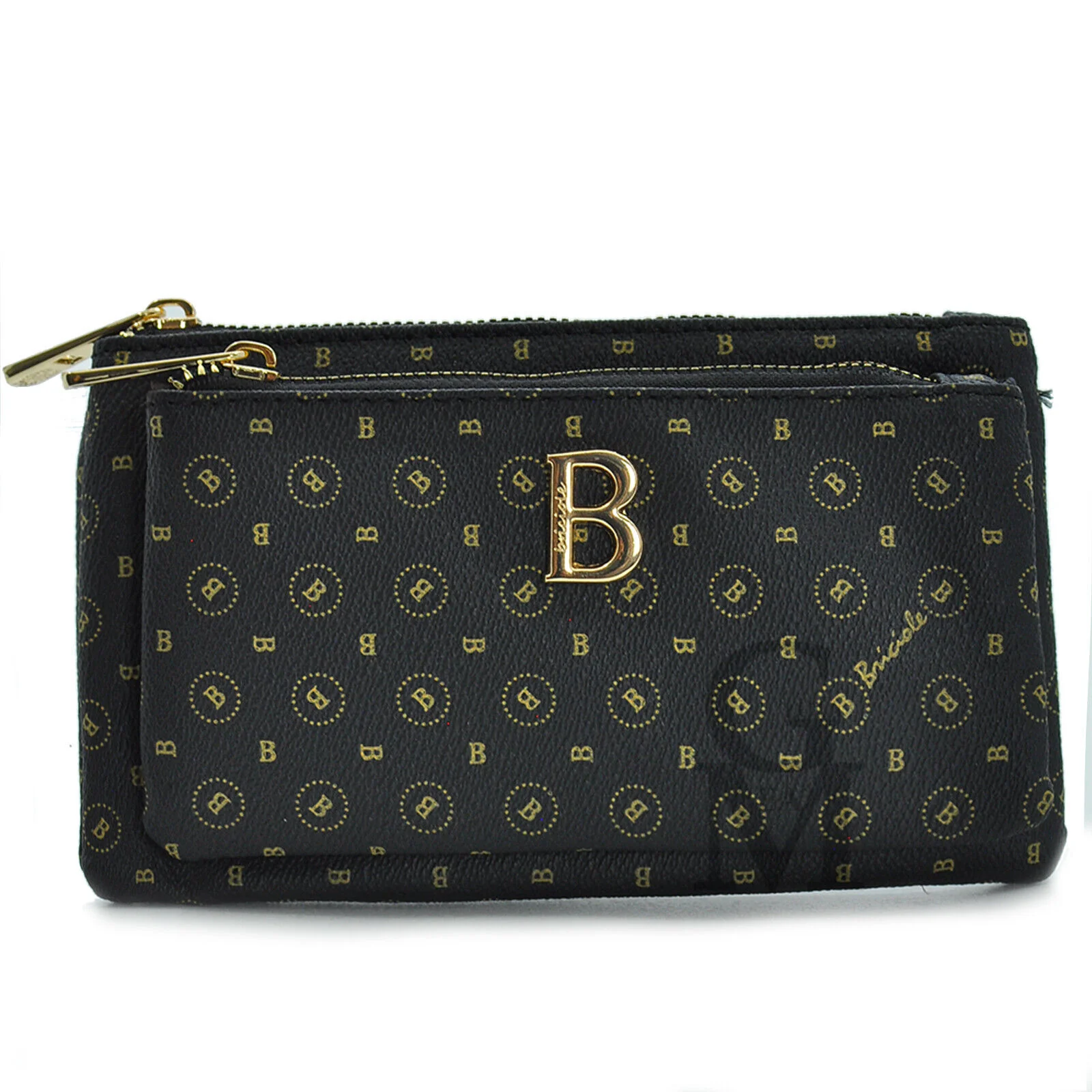 Portafoglio morbido B. firenze Donna elegante Grande Pelle Zip Portamonete moda - immagine 5