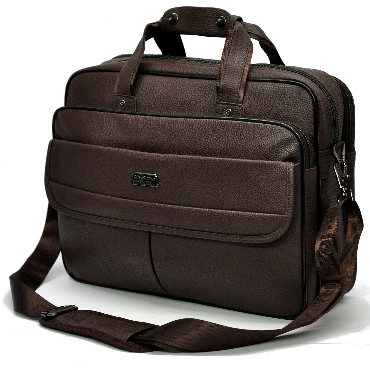 Borsa COVERI Uomo pelle vegan best product ufficio Tracolla cartella pc lavoro porta documenti ipad - immagine 8