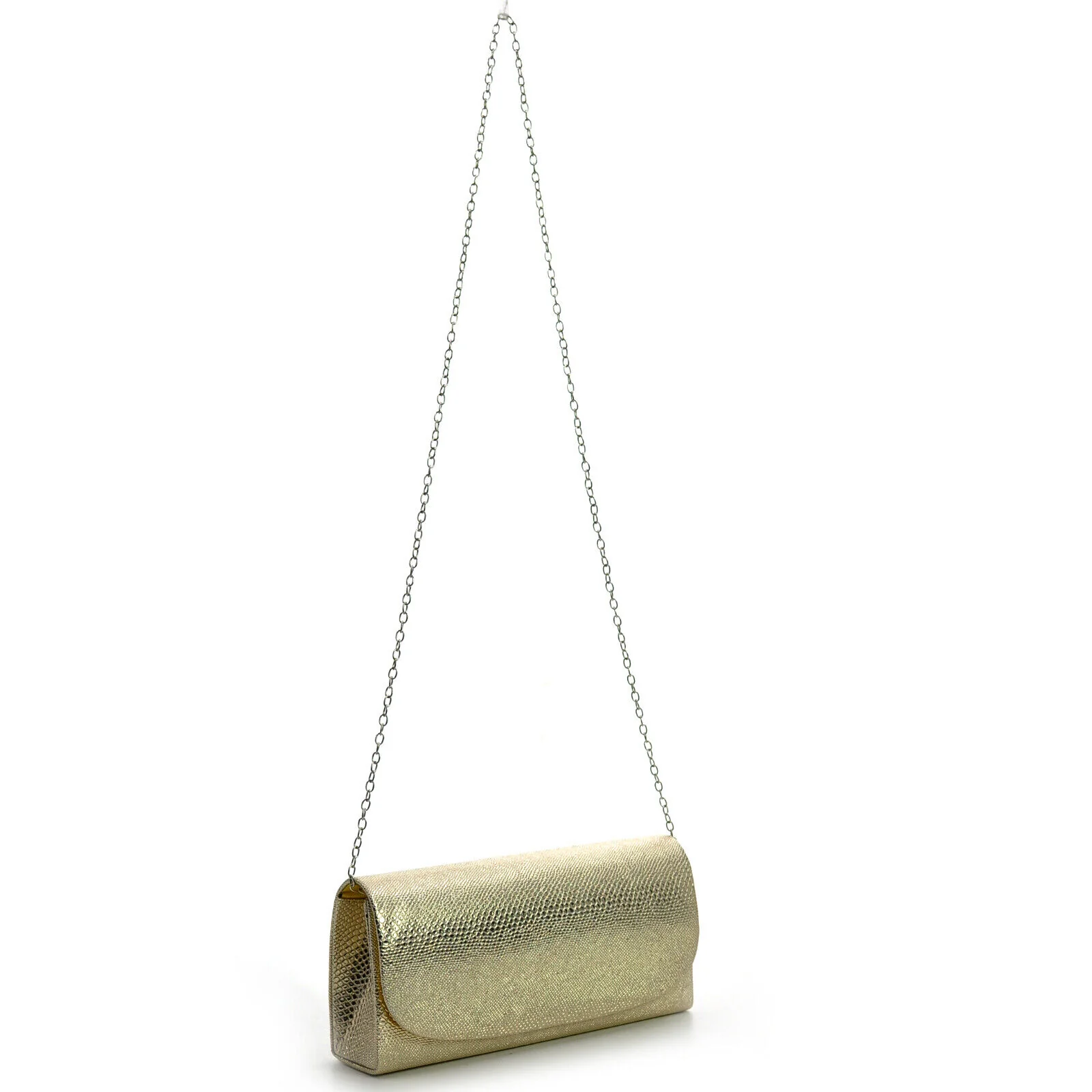 Pochette matrimonio eventi elegante rigida pelle serpente coccodrillo squamata - immagine 9