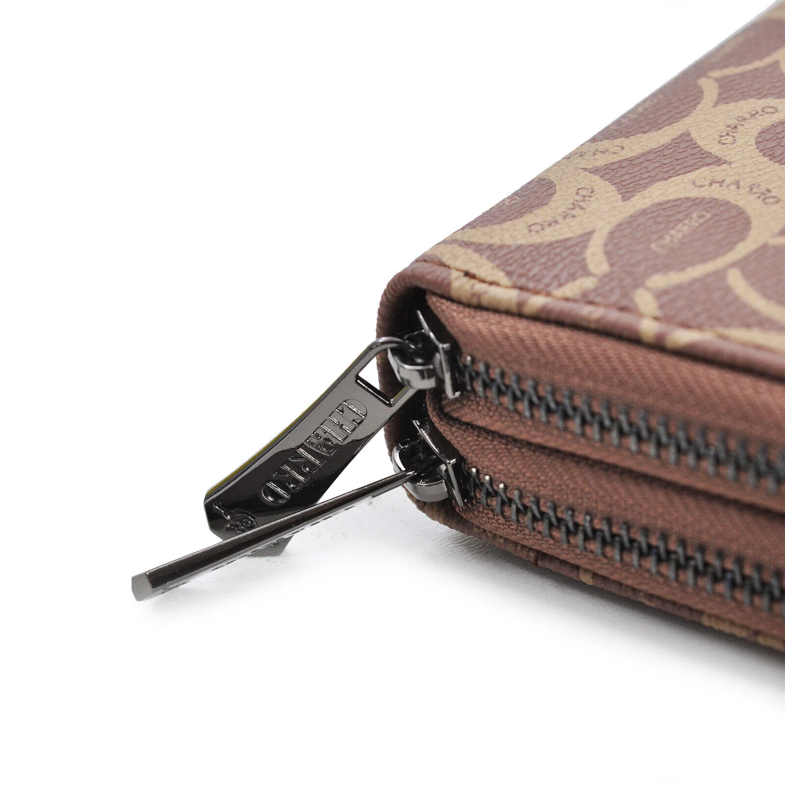 Portafoglio Donna CHARRO Grande Pelle Cerniera trifold Portamonete fantasia MODA - immagine 6