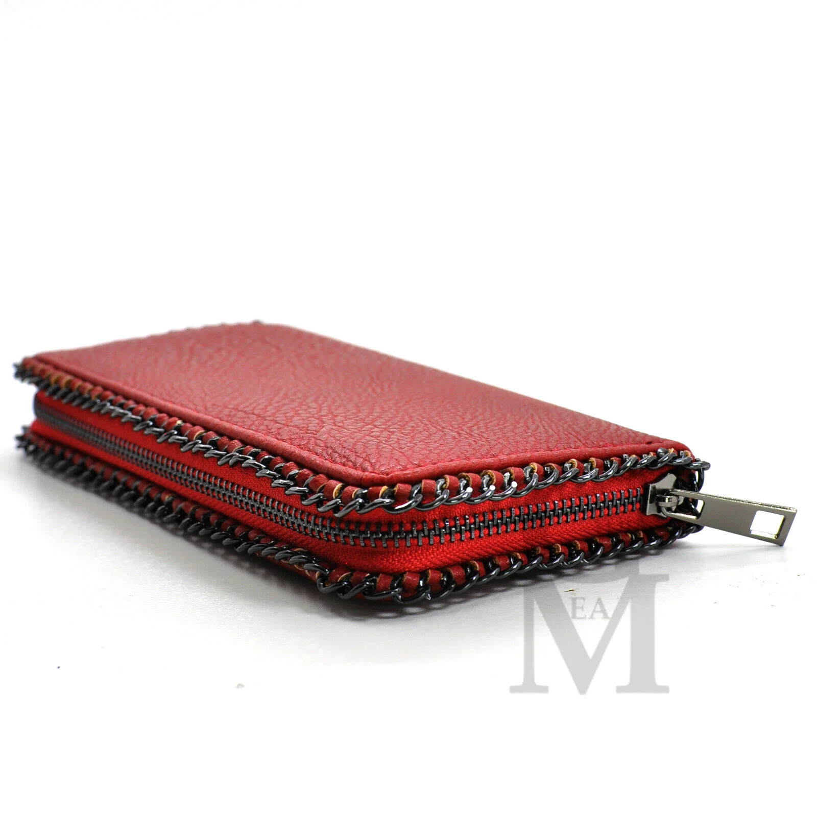Portafoglio Donna Grande Cerniera zip catena stella Portamonete carte di credito - immagine 4