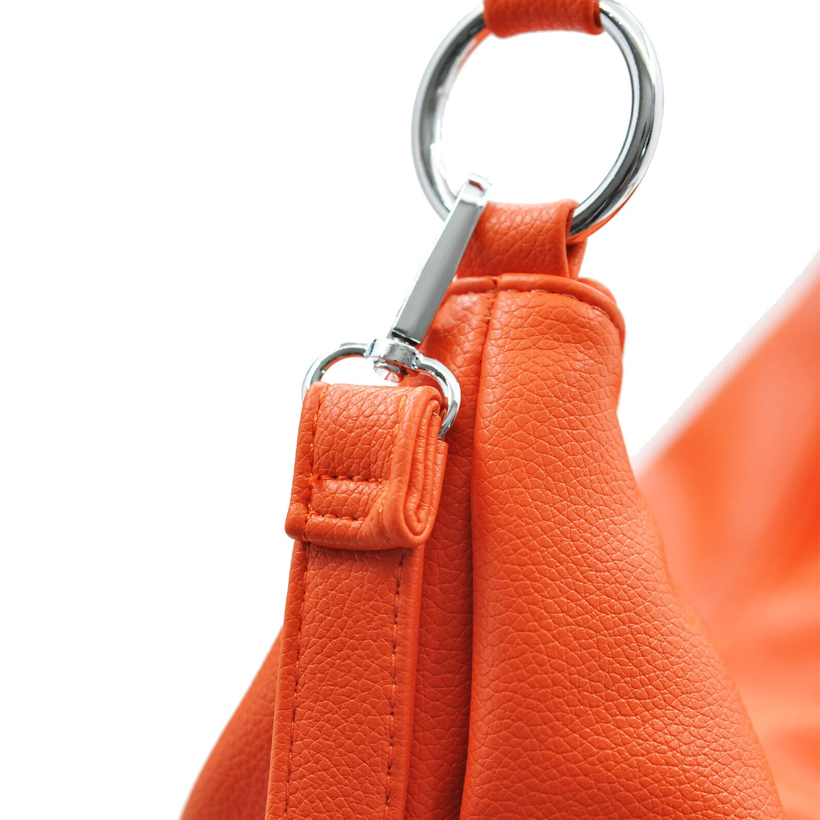 Borsa GM donna pelle mono manico intrecciata hobo capiente sacco grande spalla - immagine 4