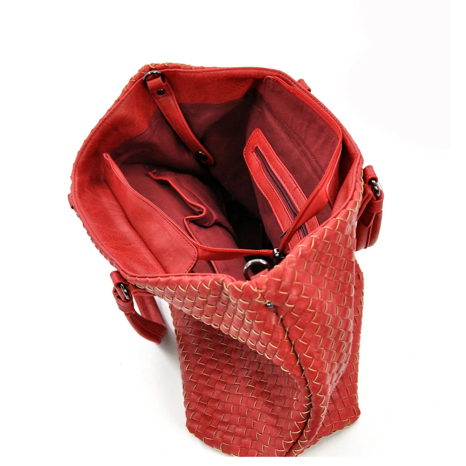 Borsa donna originale pelle veneta intrecciata regalo made in artigiani shopping new - immagine 7