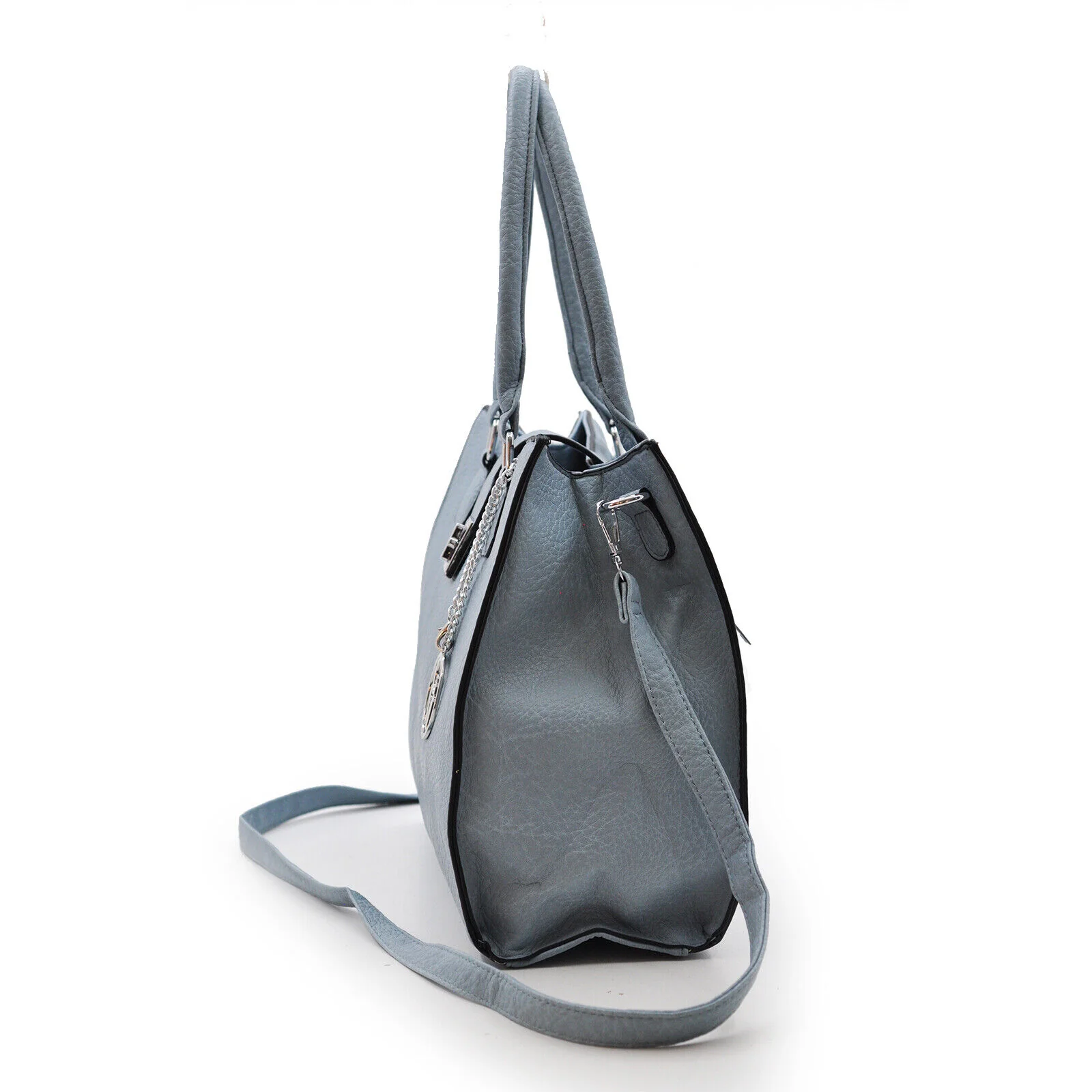 Borsa GM Maria firmata nuova spalla bauletto morbida tracolla elegante ciondolo - immagine 9