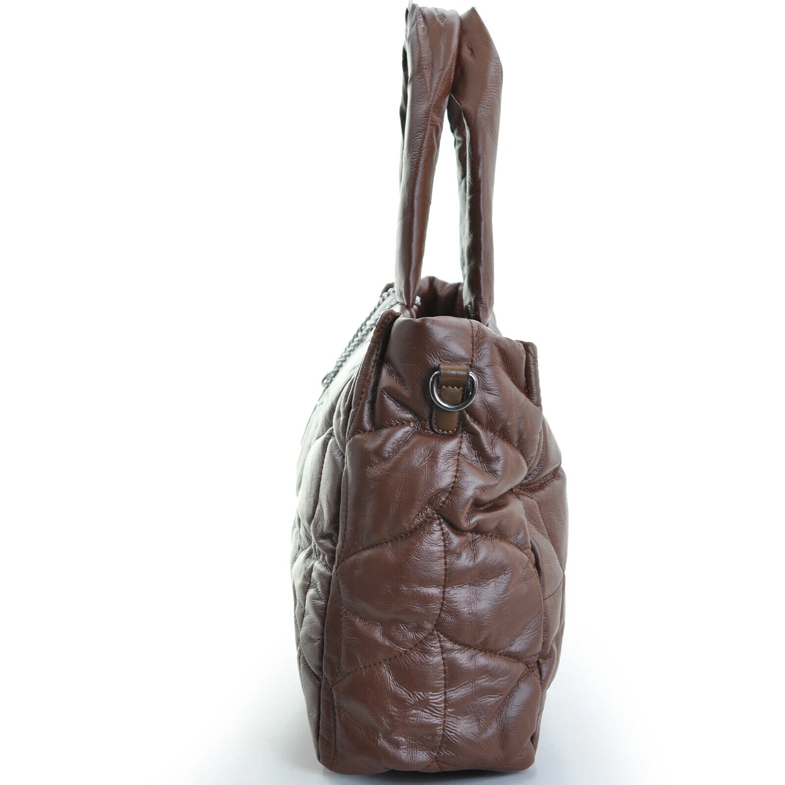Borsa nuova GM shopper shopping grande donna capiente piumino trapuntata morbida - immagine 9