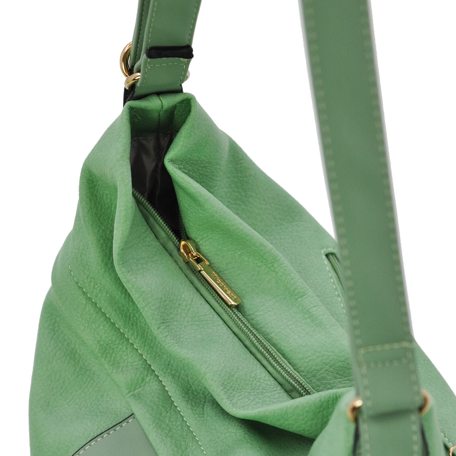 Borsa morbida donna YYcoveri TRASFORMABILE da borsa a zaino 2in1 sacco secchio - immagine 6