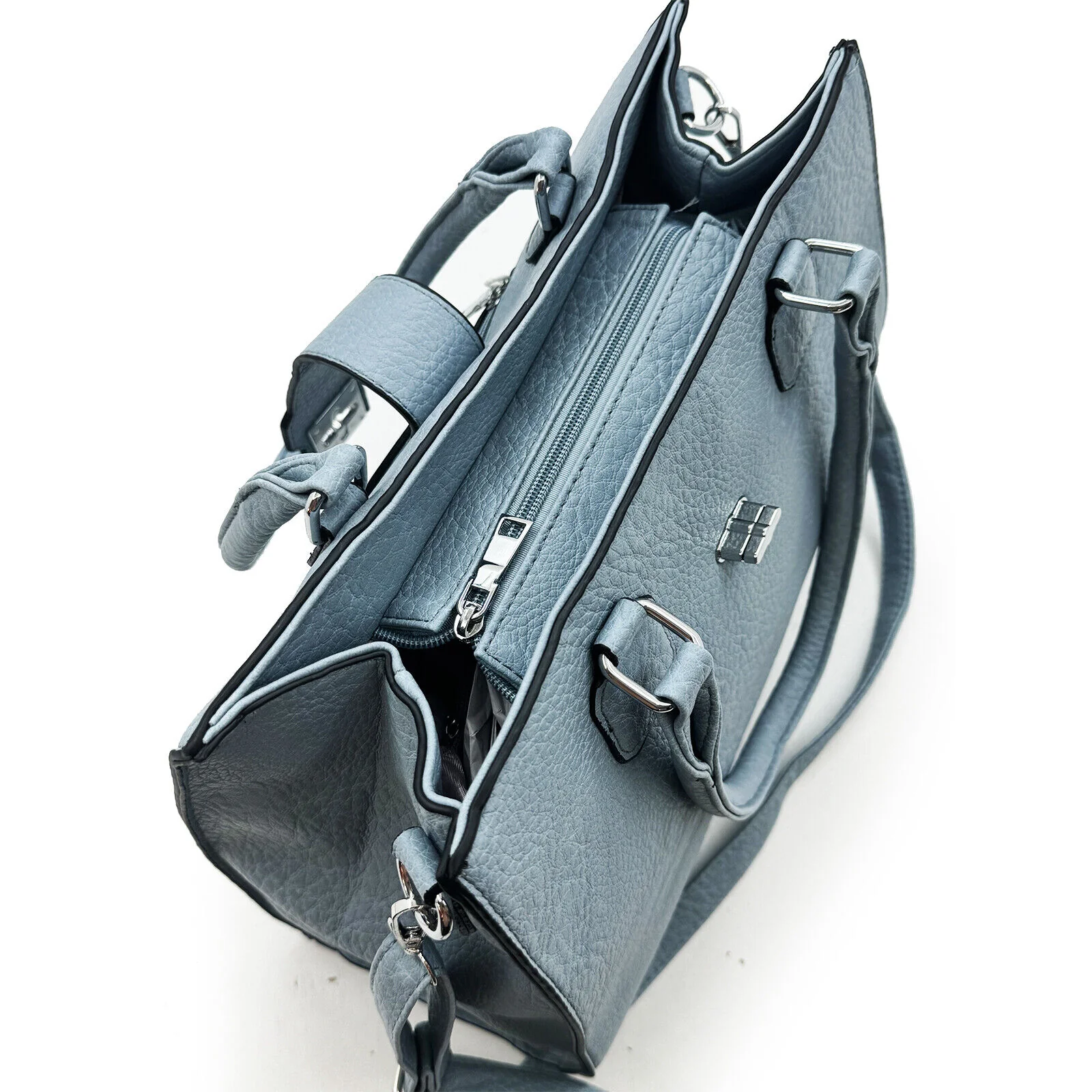 Borsa GM Maria firmata nuova spalla bauletto morbida tracolla elegante ciondolo - immagine 4
