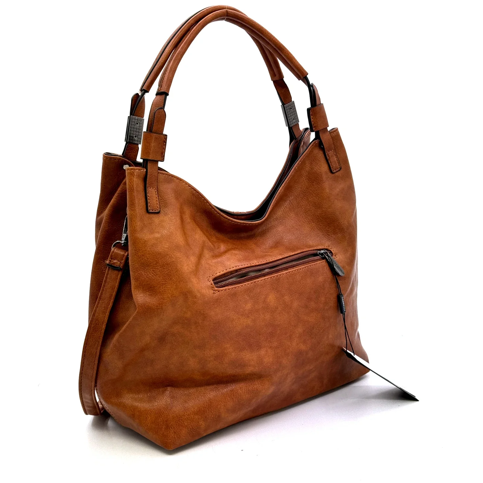 Gyoiamea - Borsa morbida a sacco hobo capiente unica tinta nuovo firmata Gyoiamea - immagine 5