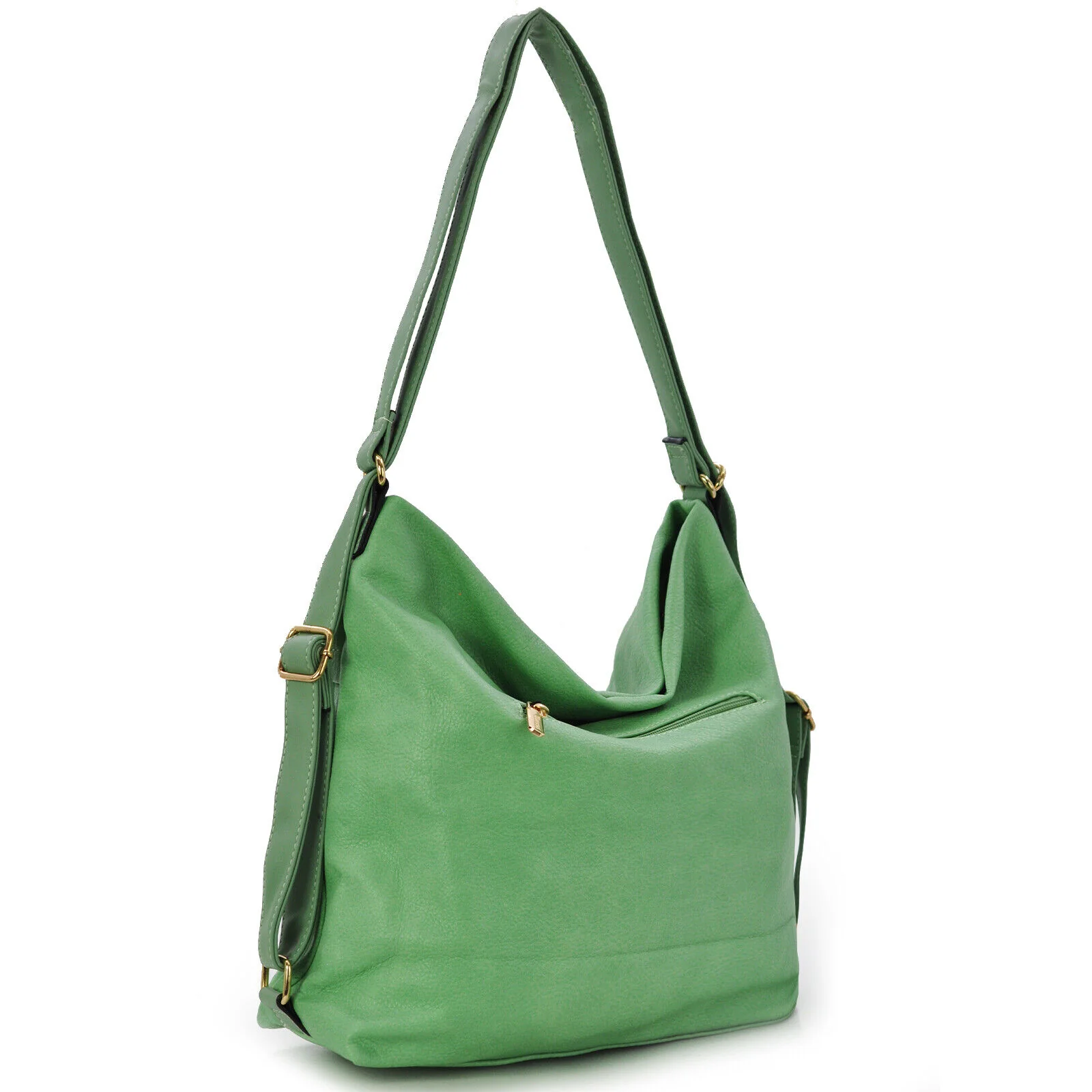 Borsa morbida donna YYcoveri TRASFORMABILE da borsa a zaino 2in1 sacco secchio - immagine 7
