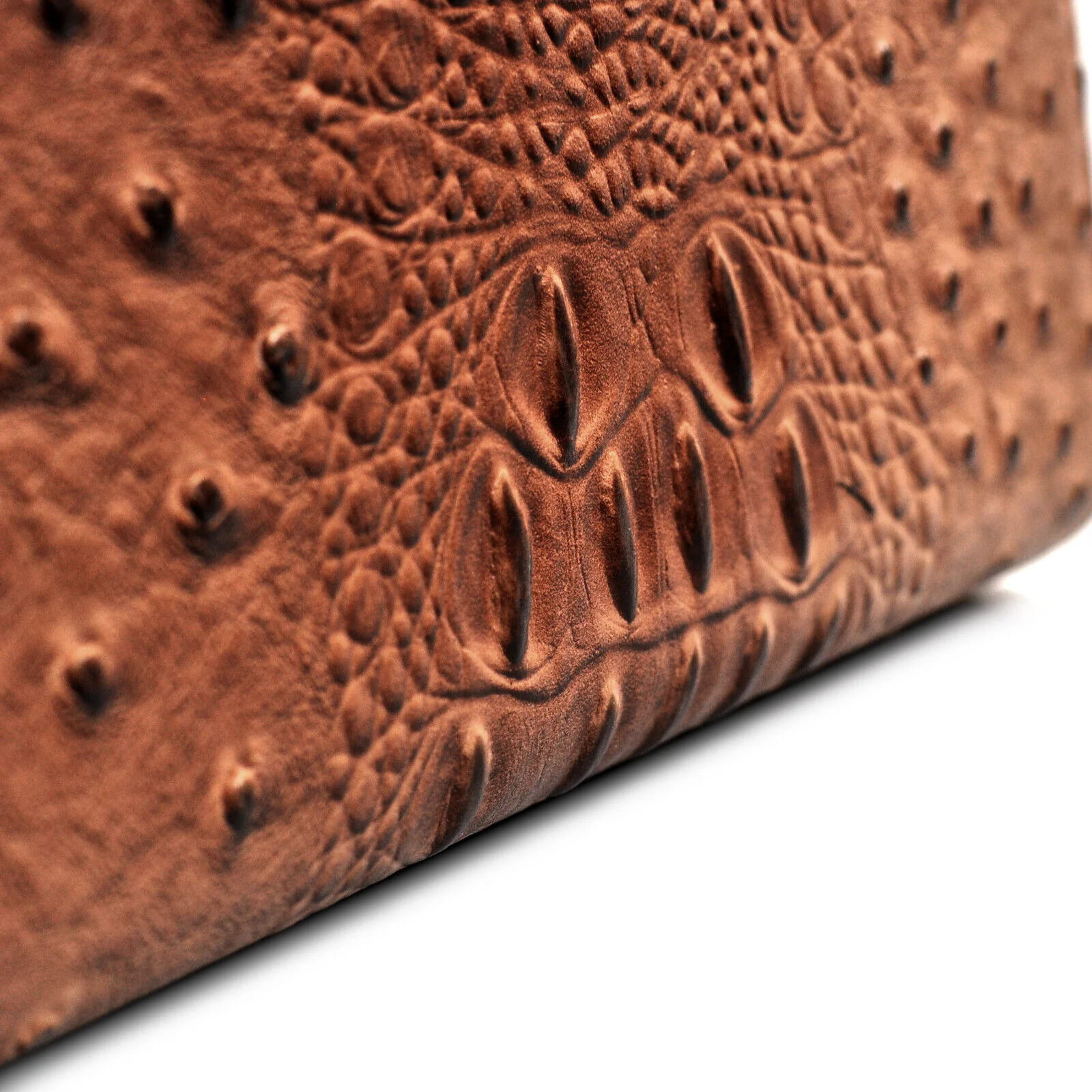 Portafoglio donna pelle coccodrillo squame tasche alligatore moda carte cerniera - immagine 6