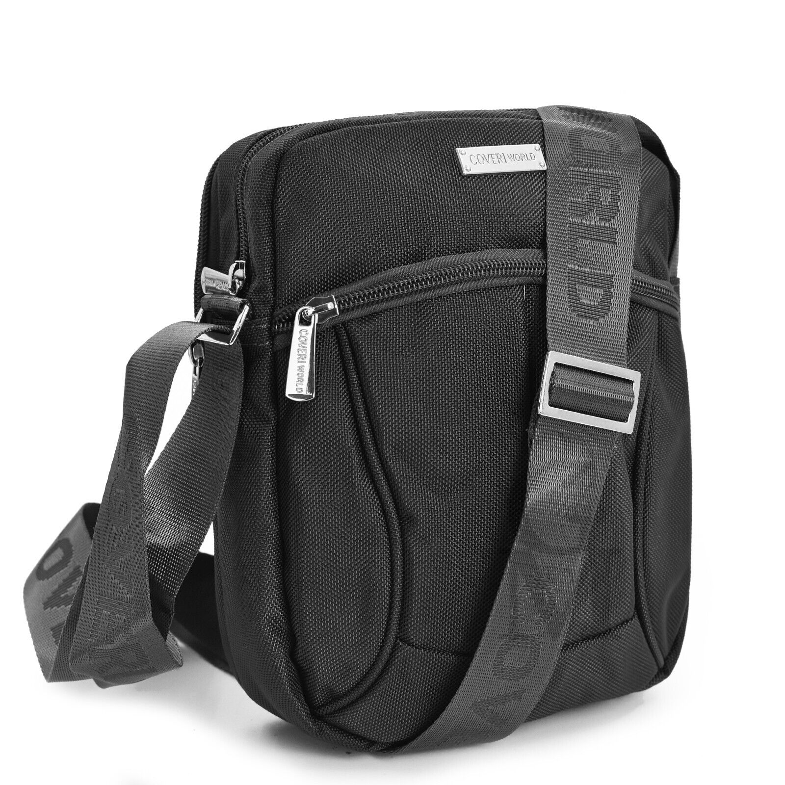 Borsello originale COVERI uomo tessuto tecnico resiste nylon sportivo passeggio - immagine 3