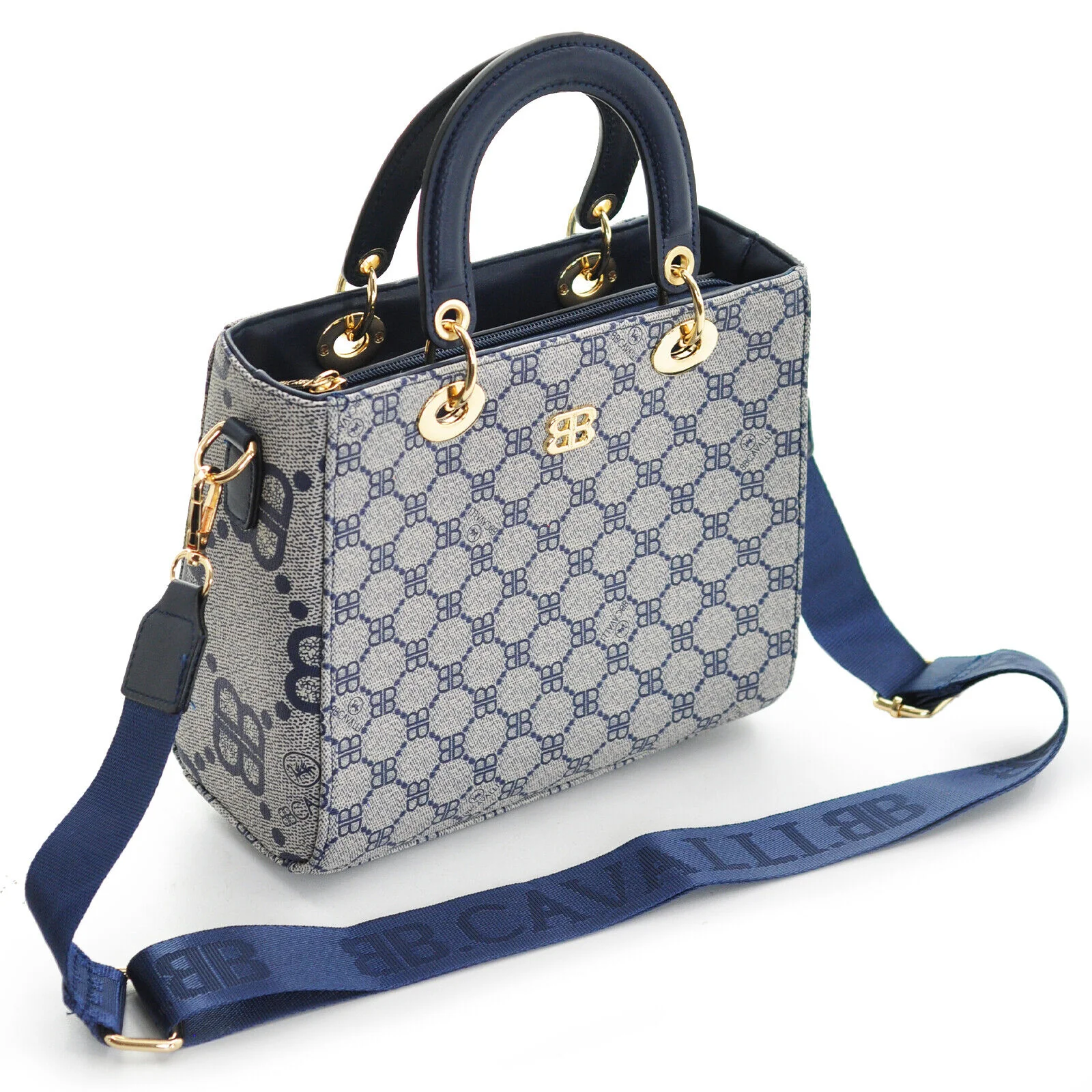 Borsa Firmata Briciole Bauletto borsetta nera Donna fantasia logo Zip Tracolla - immagine 5