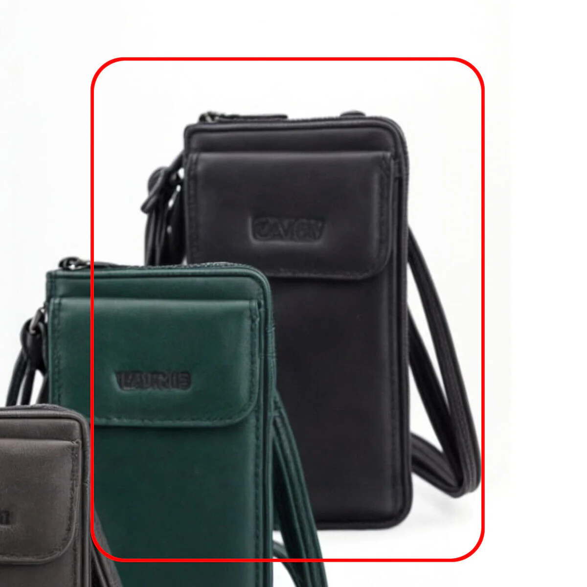 Borsello tracolla borsellino piccolo uomo donna porta cellulare smartphone nuovo - immagine 4