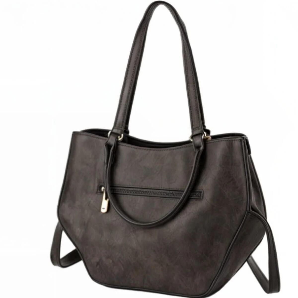COVERI C. borsa donna tracolla pelle capiente shopping spalla zip cerniera PROMO - immagine 5