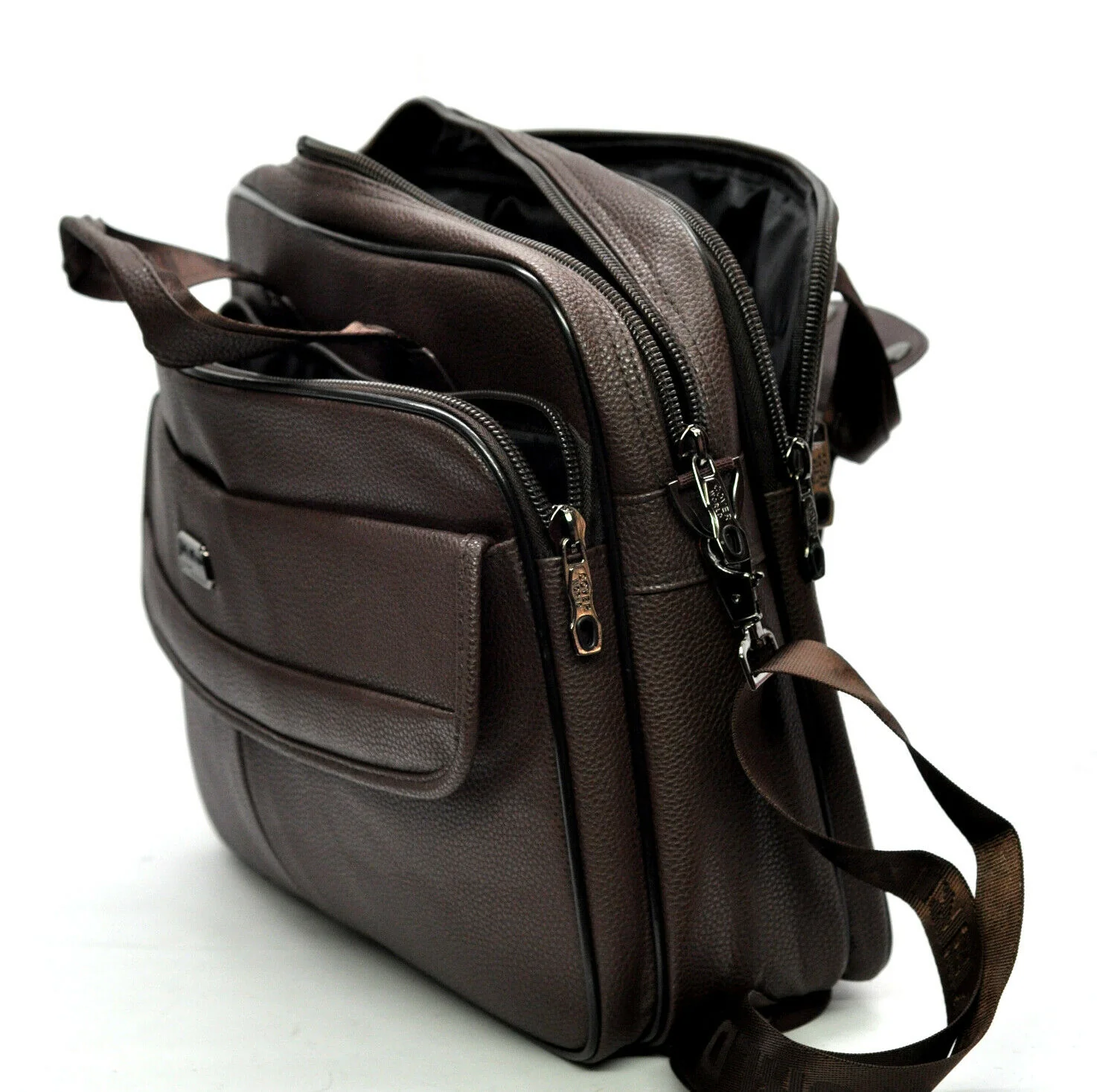Borsa COVERI Uomo pelle vegan best product ufficio Tracolla cartella pc lavoro porta documenti ipad - immagine 6