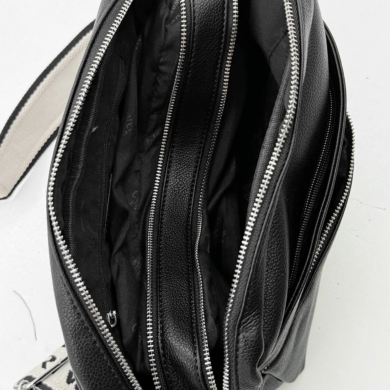 Borsa firmata Coveri borsetta beige donna tracolla unica tinta piccola elegante - immagine 5