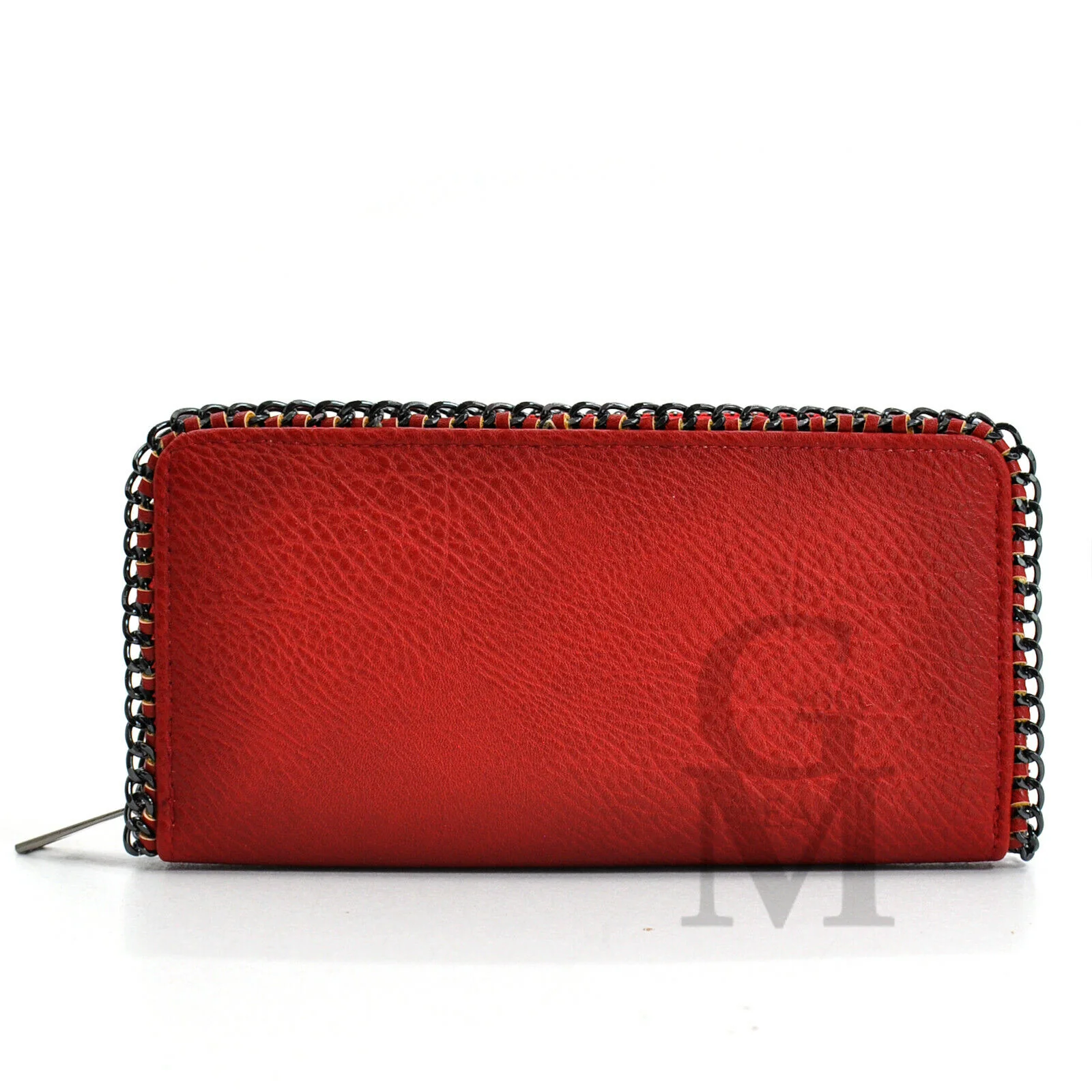 Portafoglio Donna Grande Cerniera zip catena stella Portamonete carte di credito - immagine 5