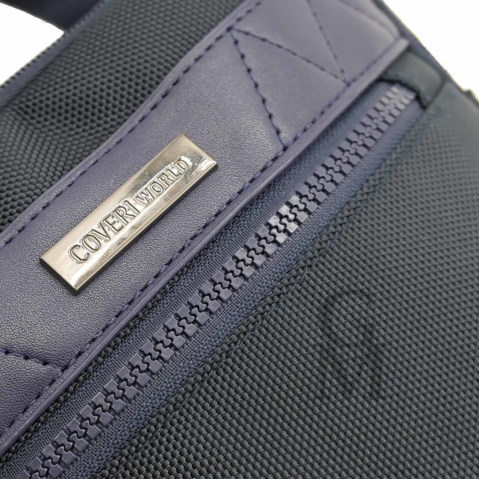Borsello sottile borsellino elegante impermeabile sottile blu nylon sportivo - immagine 6