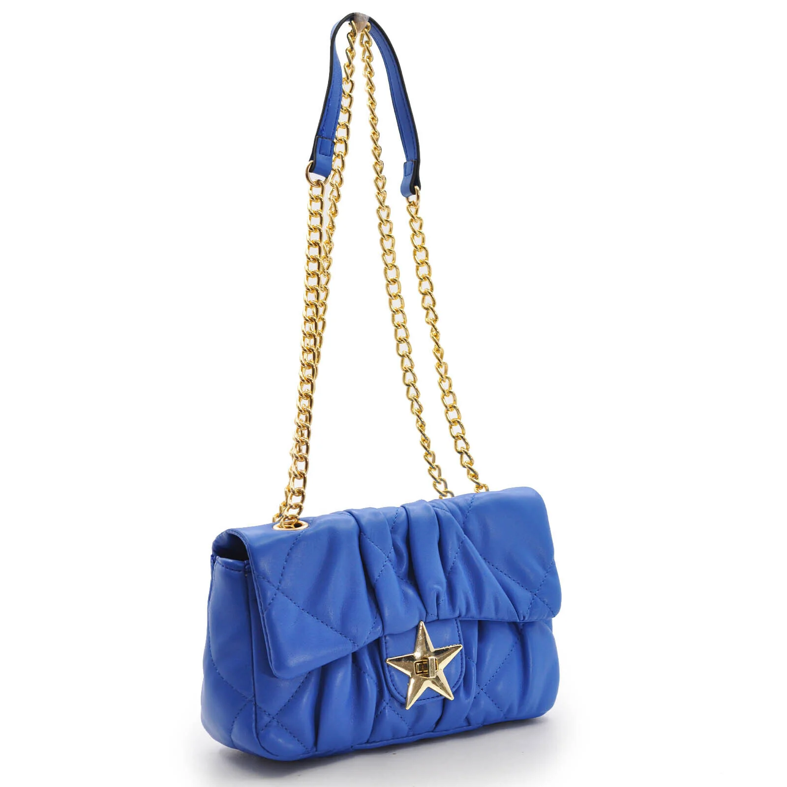 Borsa GM borsetta stella logo pelle donna tracolla a catena TRAPUNTATA piccola - immagine 7