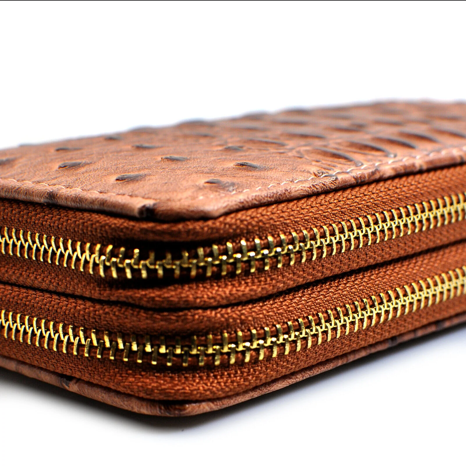 Portafoglio donna pelle coccodrillo squame tasche alligatore moda carte cerniera - immagine 8