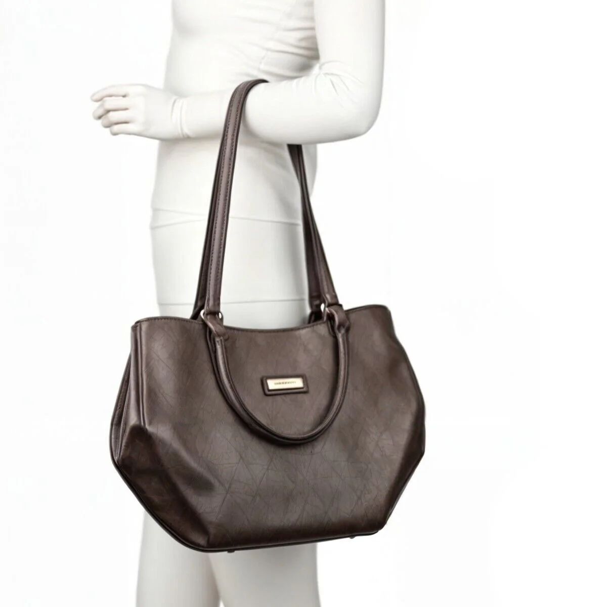 COVERI C. borsa donna tracolla pelle capiente shopping spalla zip cerniera PROMO - immagine 4