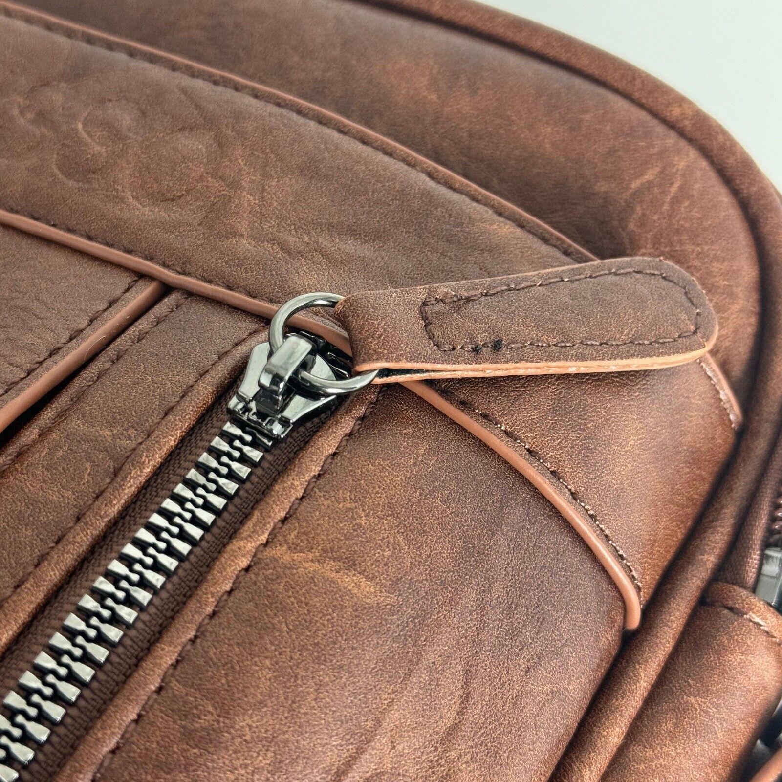 Borsello nuovo originale HERRISSON vintage capiente nuovo borsellino grande moda - immagine 6