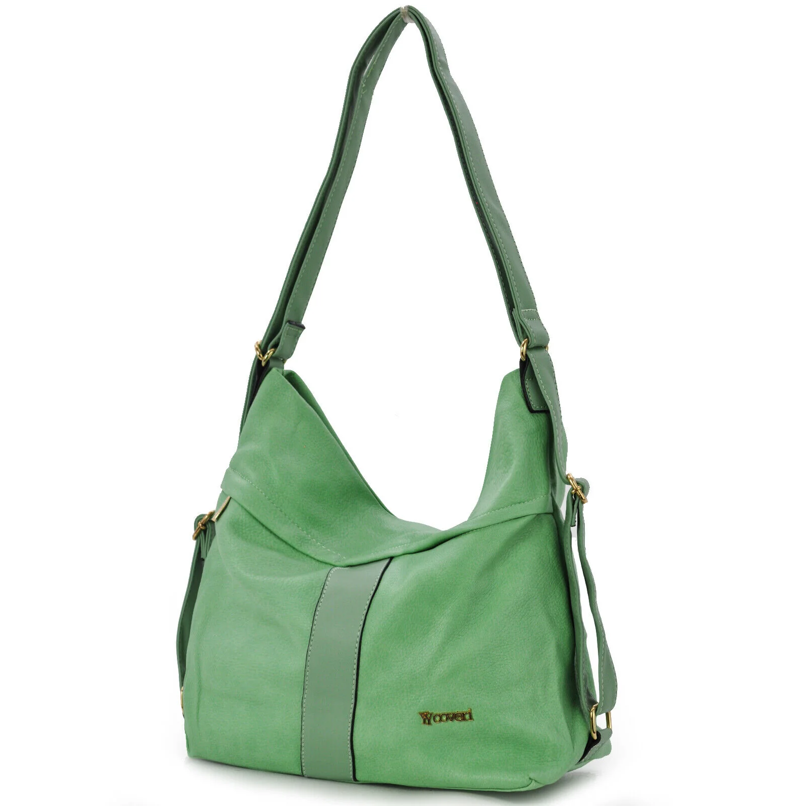 Borsa morbida donna YYcoveri TRASFORMABILE da borsa a zaino 2in1 sacco secchio - immagine 9