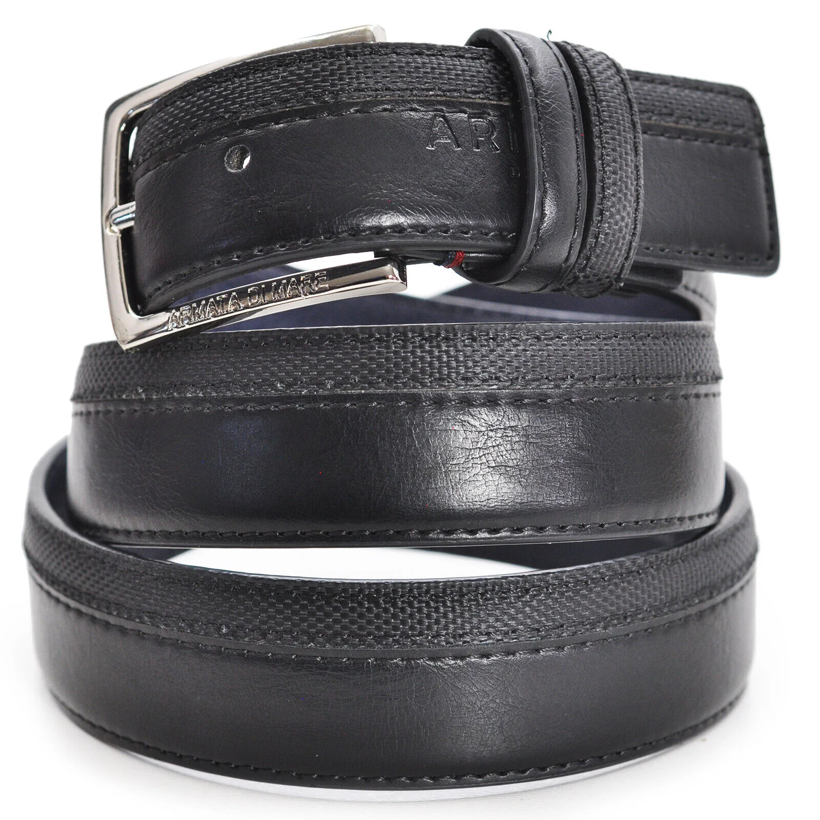 Cintura uomo firmata ARMATA DI MARE Cinta 3,8cm + busta regalo Casual semplice - immagine 6