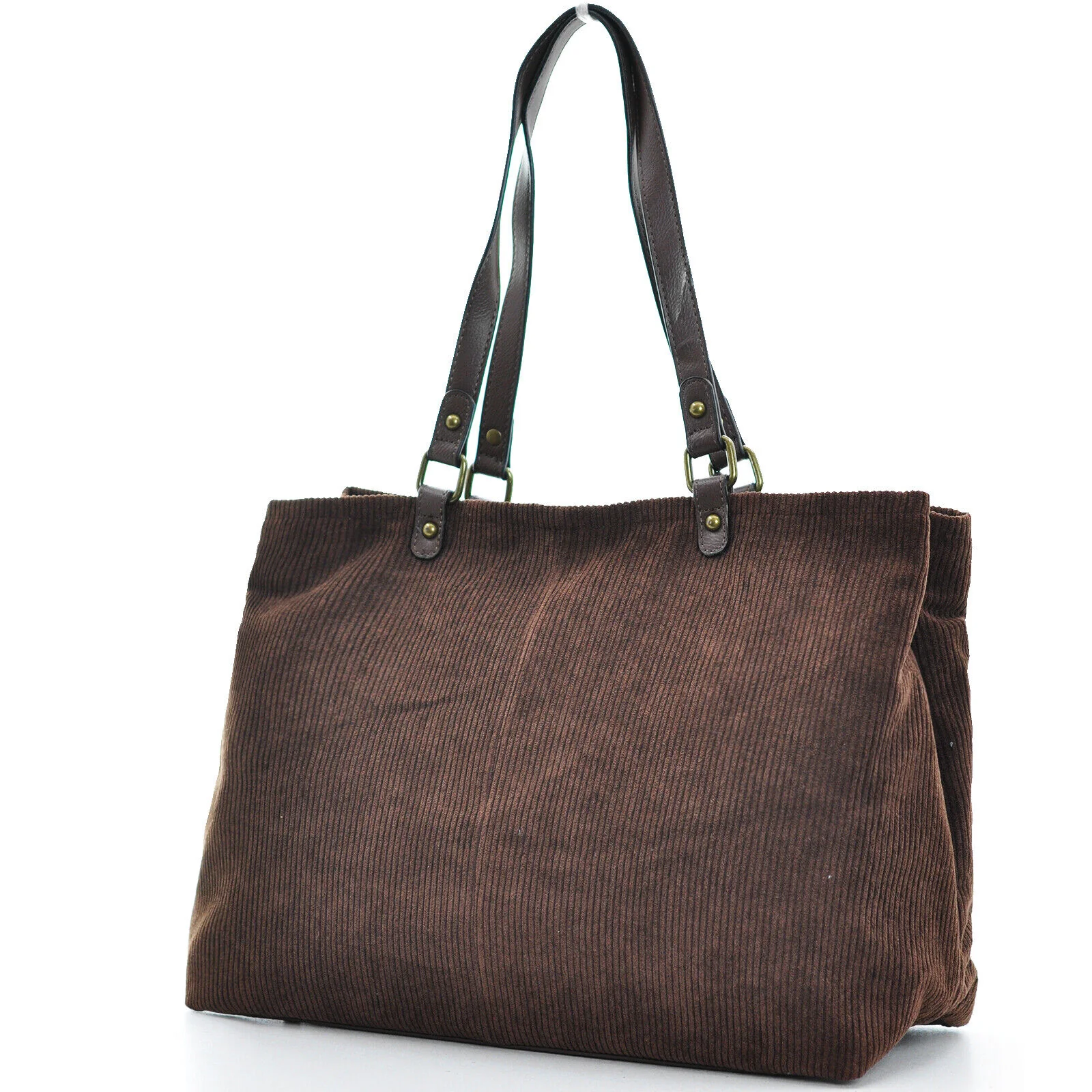 COVERI borsa donna shopping pelle grande spalla grande morbida scamosciata nuova - immagine 9