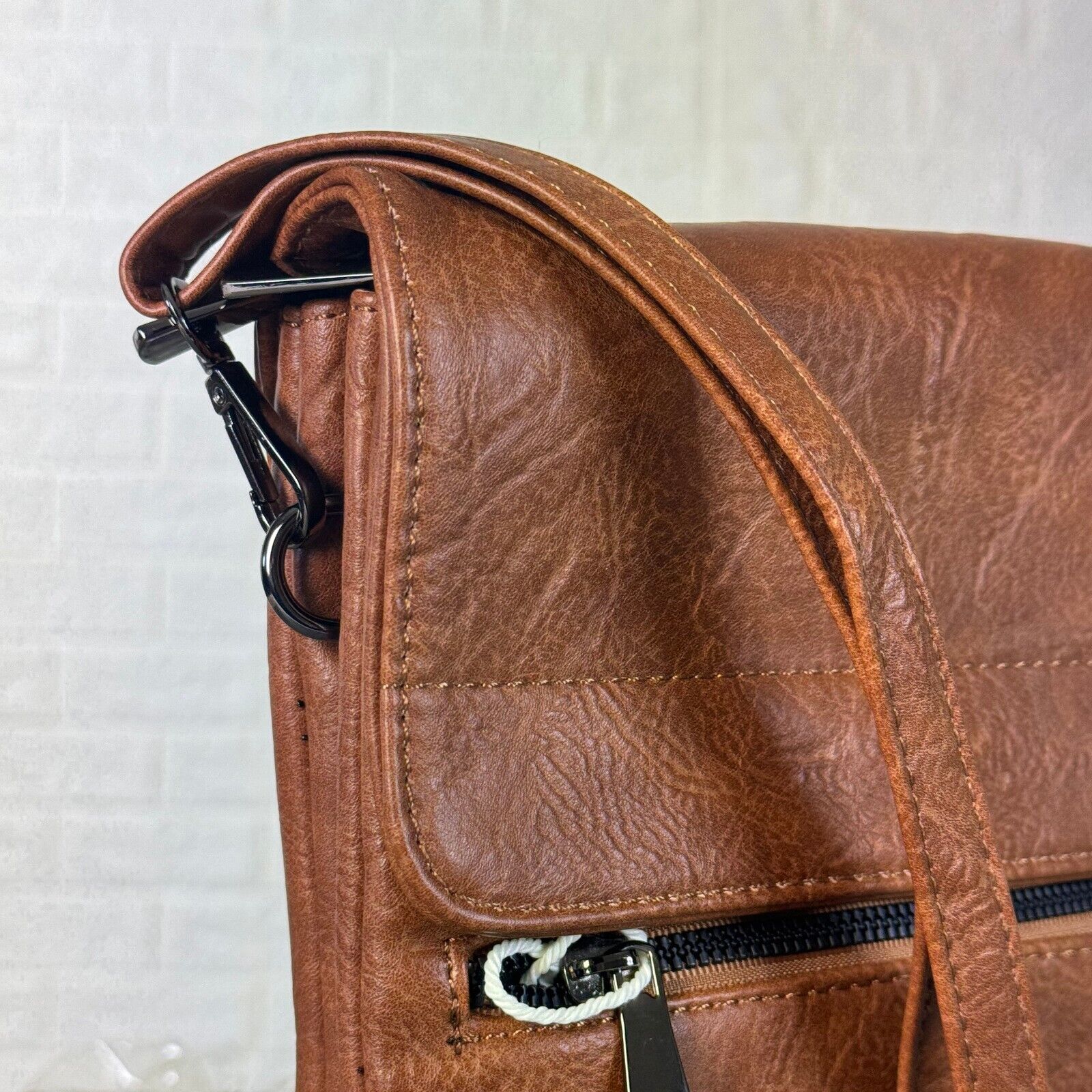 Borsello originale GYOIAMEA platta classico vintage capiente nuovo borsellino - immagine 8