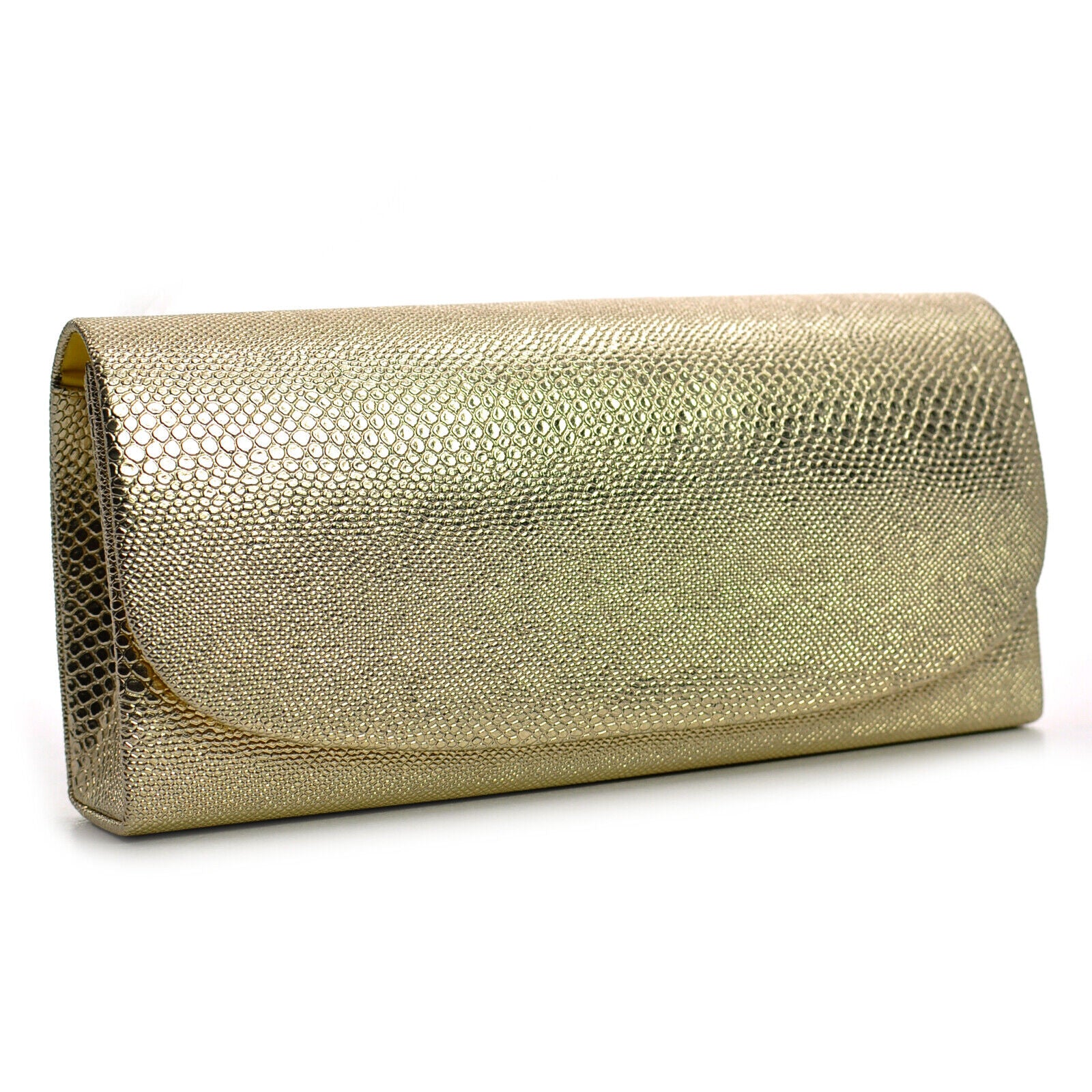 Pochette matrimonio eventi elegante rigida pelle serpente coccodrillo squamata - immagine 8