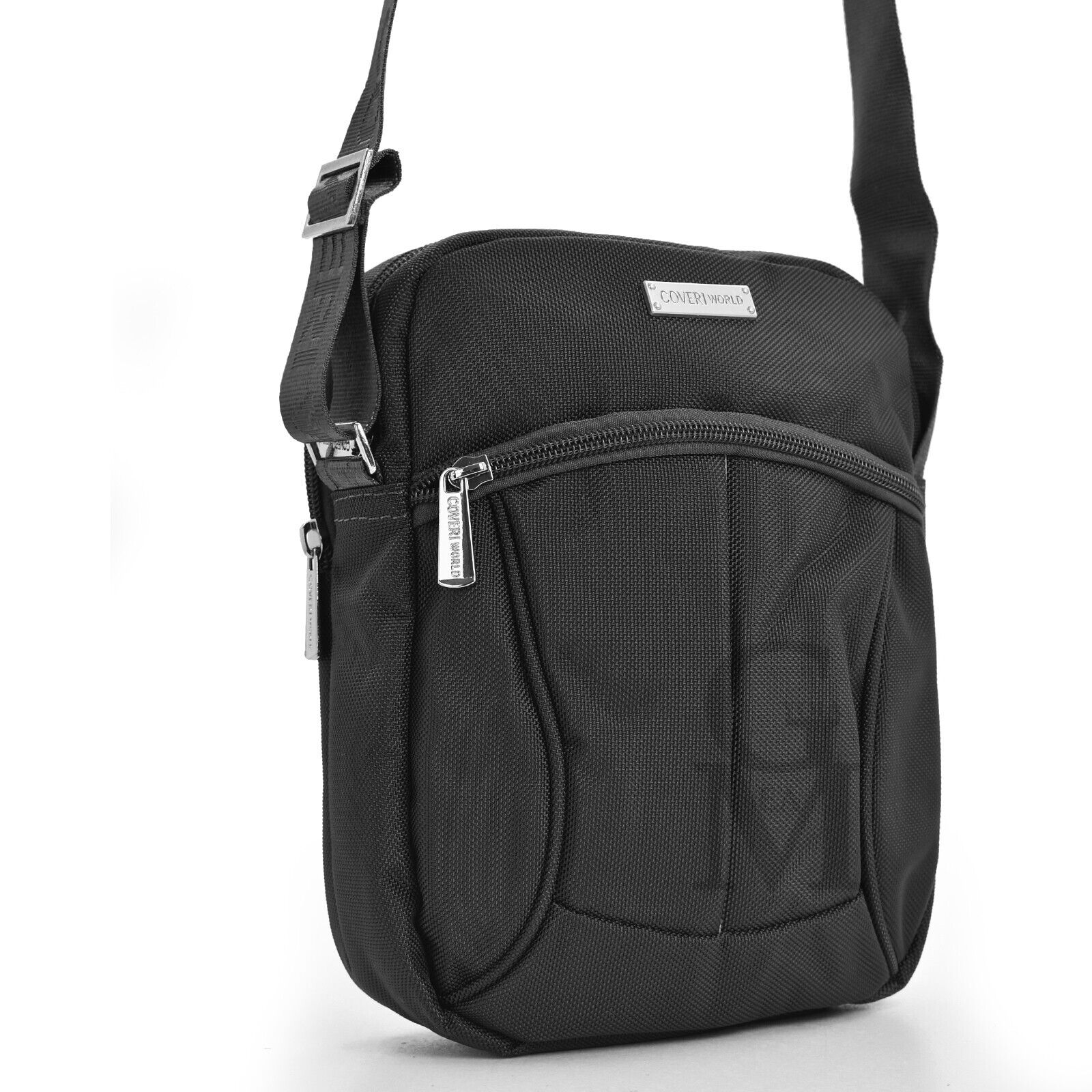 Borsello originale COVERI uomo tessuto tecnico resiste nylon sportivo passeggio - immagine 6