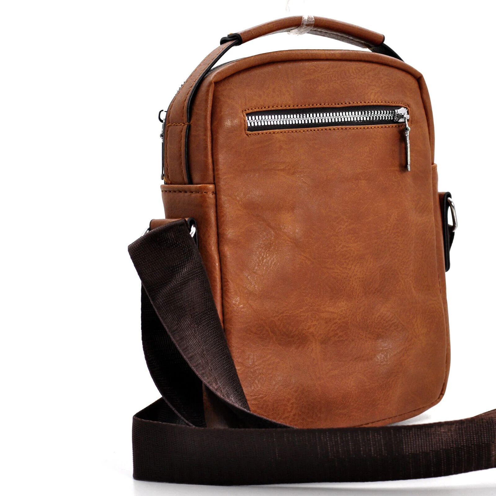 Gyoiamea borsello nuovo uomo elegante pelle tracolla spalla marrone nero casual - immagine 8