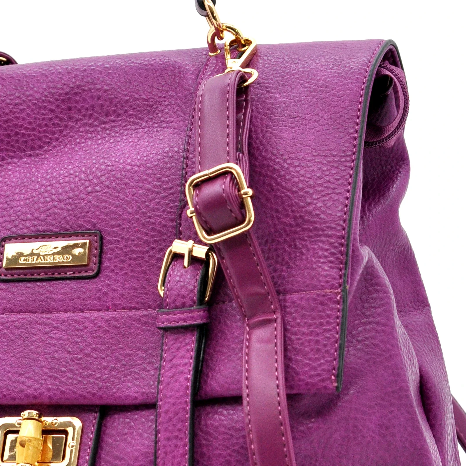 Borsa a Bauletto firmato CHARRO Colletion donna borsa a tracolla cinghie vintage - immagine 9