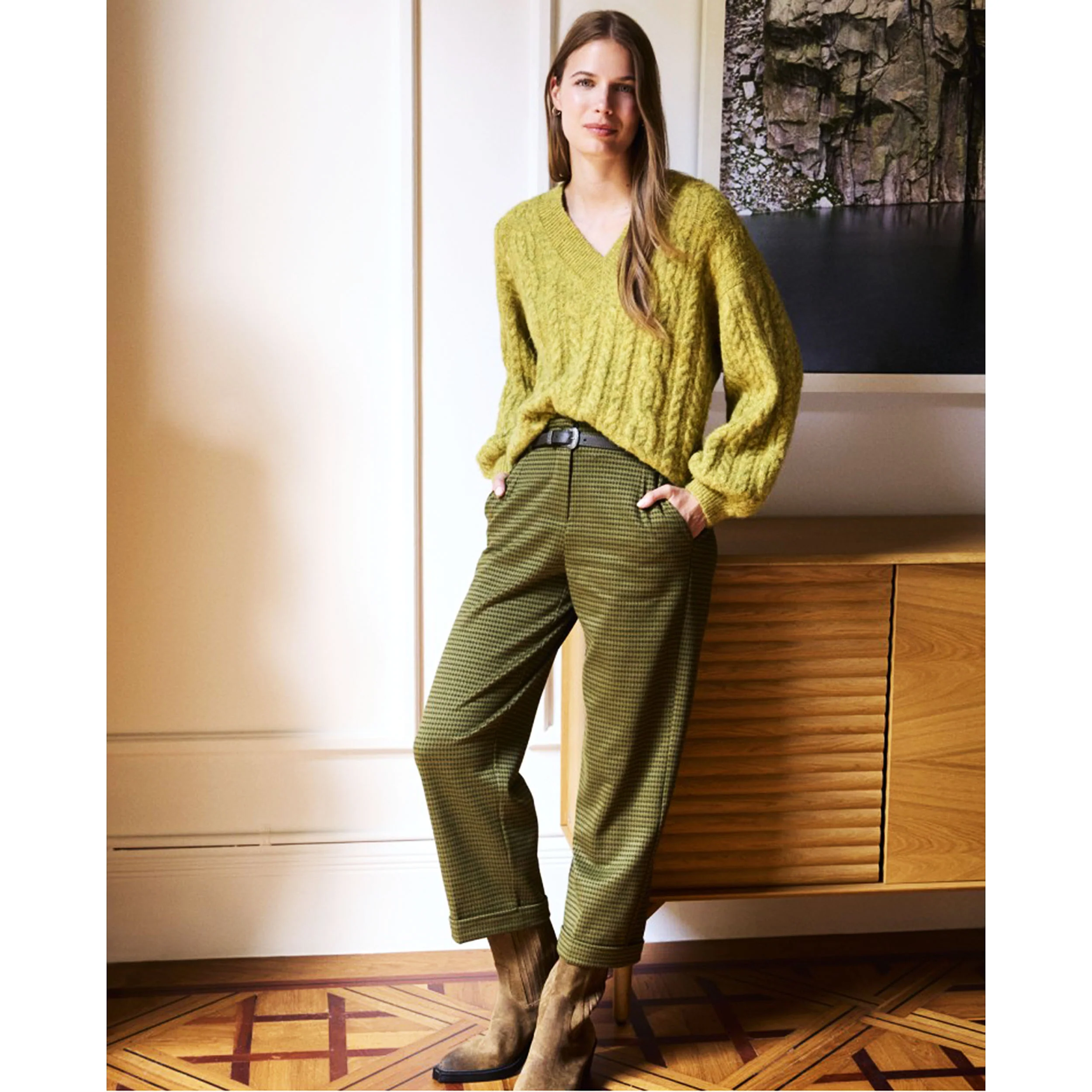 SURKANA - Maglione oversize a trecce - immagine 6