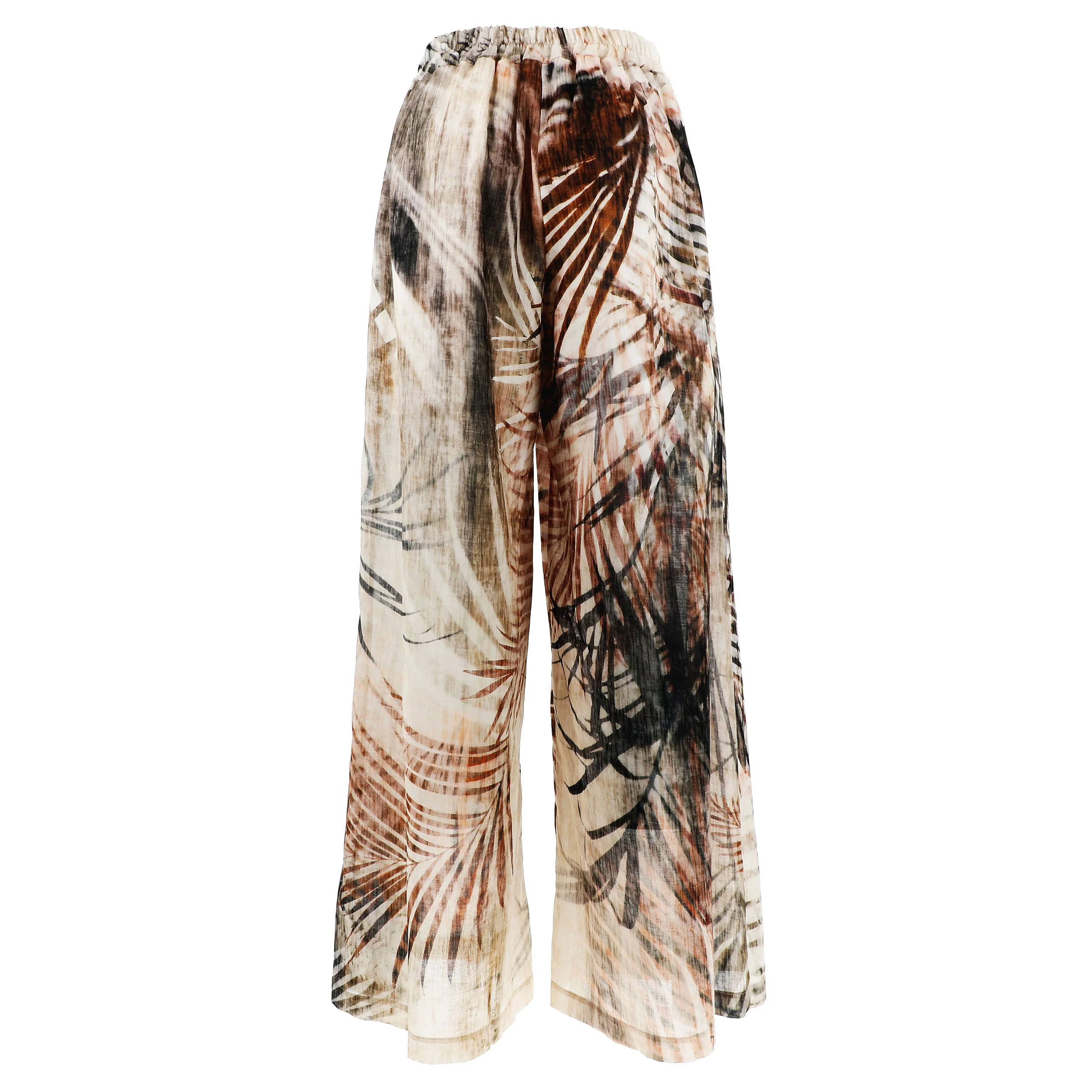 KARAKORUM Pantaloni STEFANY Beige e Marrone - immagine 3
