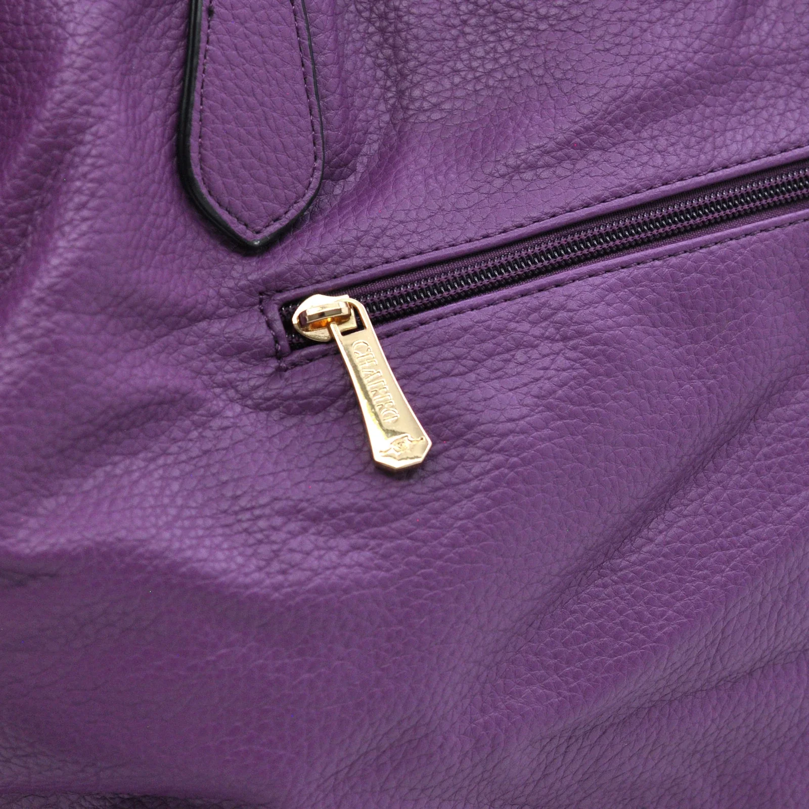 CHARRO - Borsa 2in1 trasformabile multitasche firmata giornaliera capiente simil pelle forata shopping secchio - immagine 4